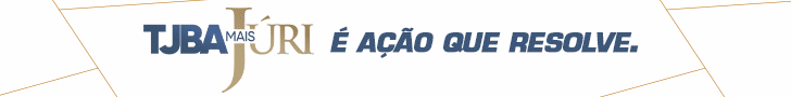Banner do TJBA: Campanha A Ação que Resolve.