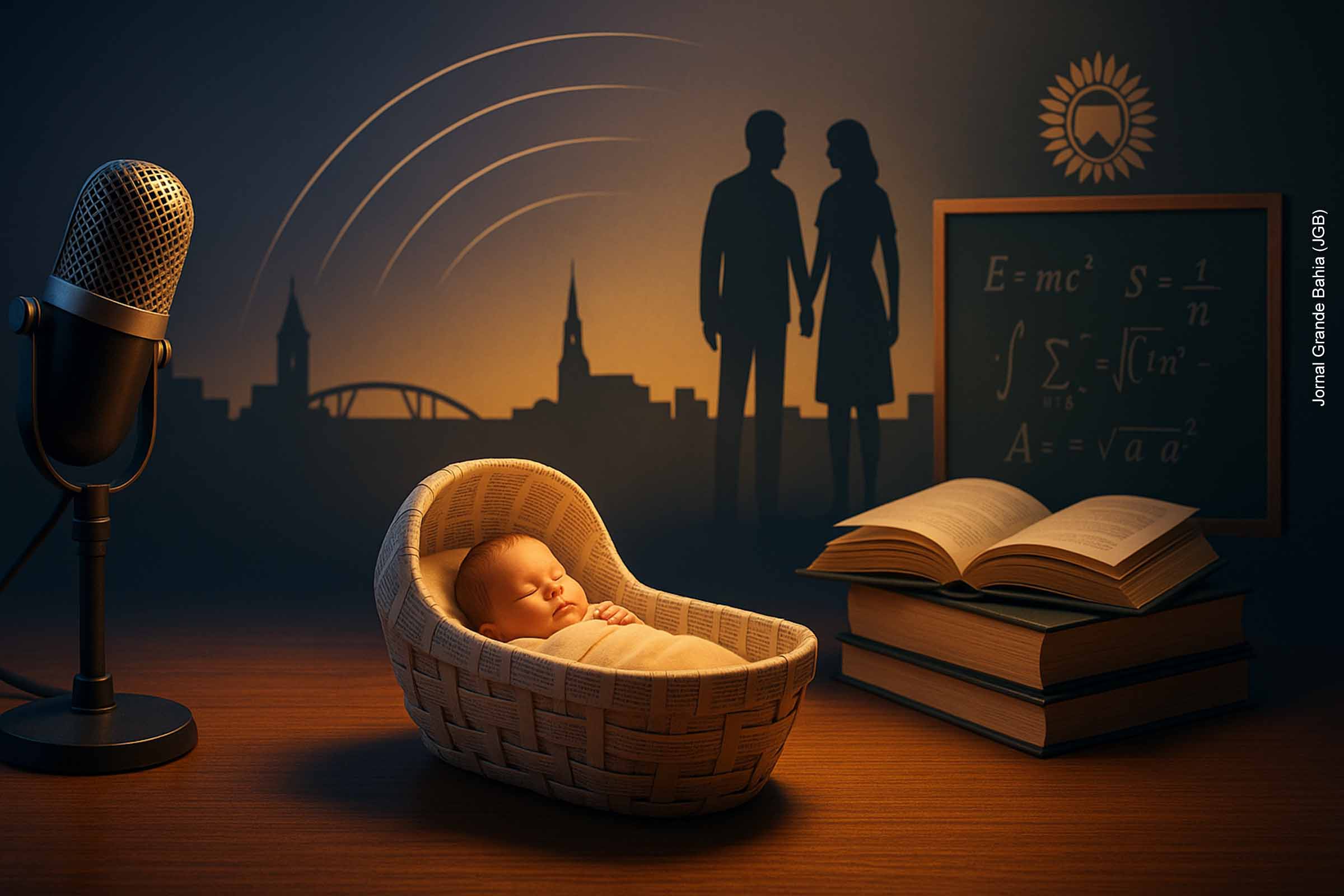 Joilton Mattos, comunicólogo e âncora do programa Rotativo News, ao lado da esposa, a professora universitária Sandra Mattos, comemoram o nascimento da filha Faizah, recebido com entusiasmo por familiares e amigos.