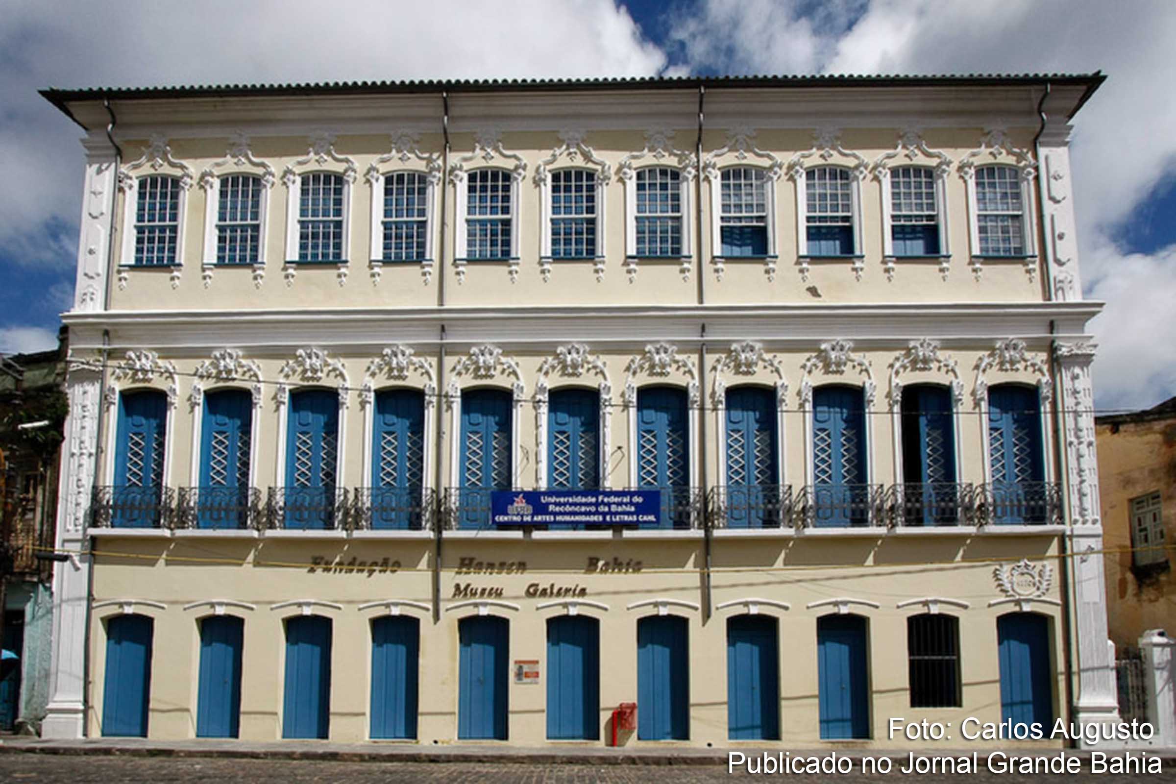 Fundação Hansen Bahia, sede da entidade em Cachoeira.
