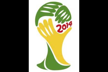 Logo oficial da Copa do Mundo de 2014, que será realizada no Brasil e foi apresentada oficialmente hoje em Johannesburgo, na África do Sul.