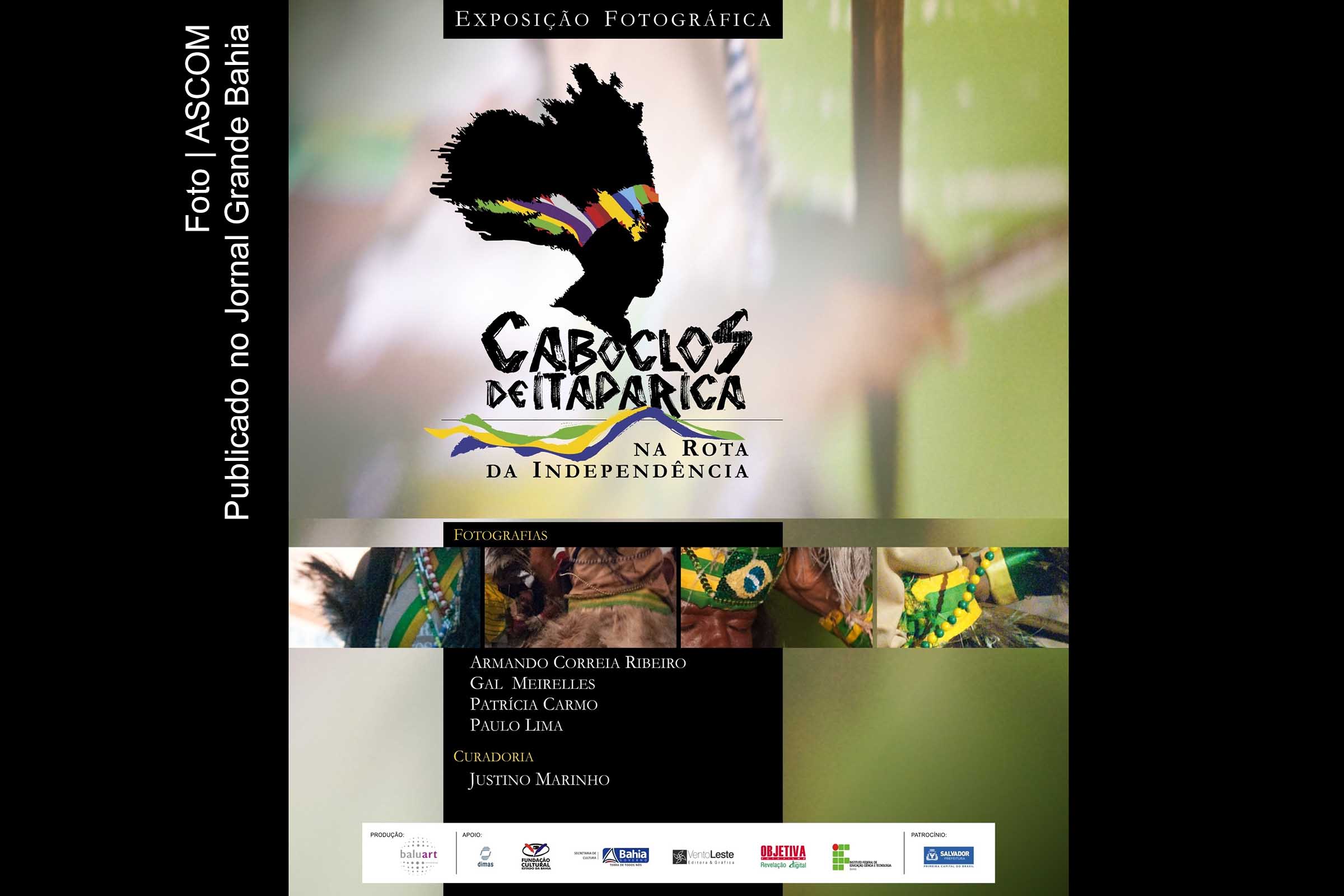 Cartaz da exposição fotográfica ‘Caboclos de Itaparica'.