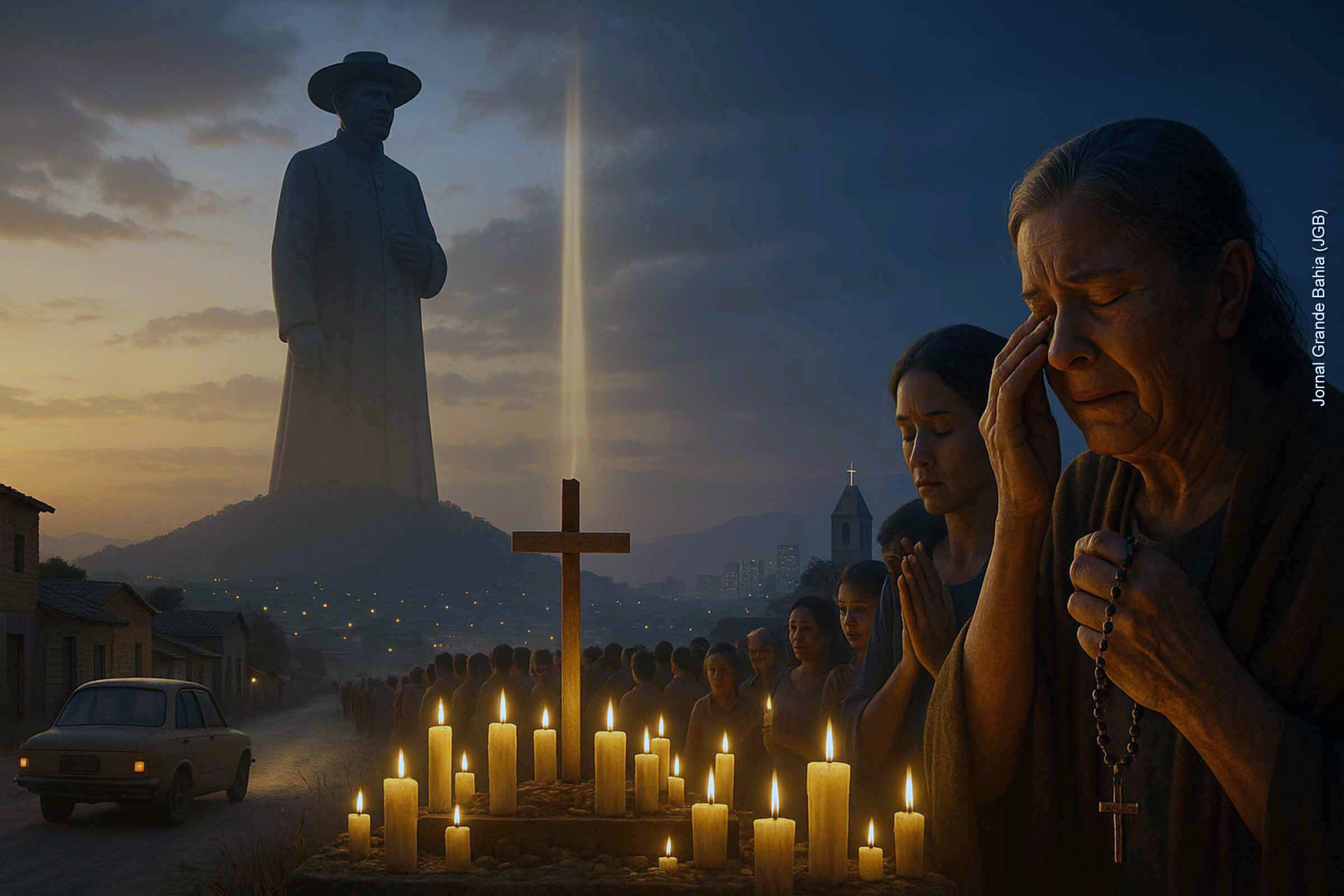 O arqueólogo e professor Aloisio Vilela de Vasconcelos relata sua viagem a Juazeiro do Norte, terra de Padre Cícero, descrevendo a força da fé popular, os intensos contrastes sociais e a experiência do transcendente vivida por romeiros que buscam esperança e consolo espiritual. Entre reflexões críticas sobre teorias culturais e a presença do sagrado, o autor retrata a cidade como símbolo de devoção, sofrimento e resistência do povo nordestino.