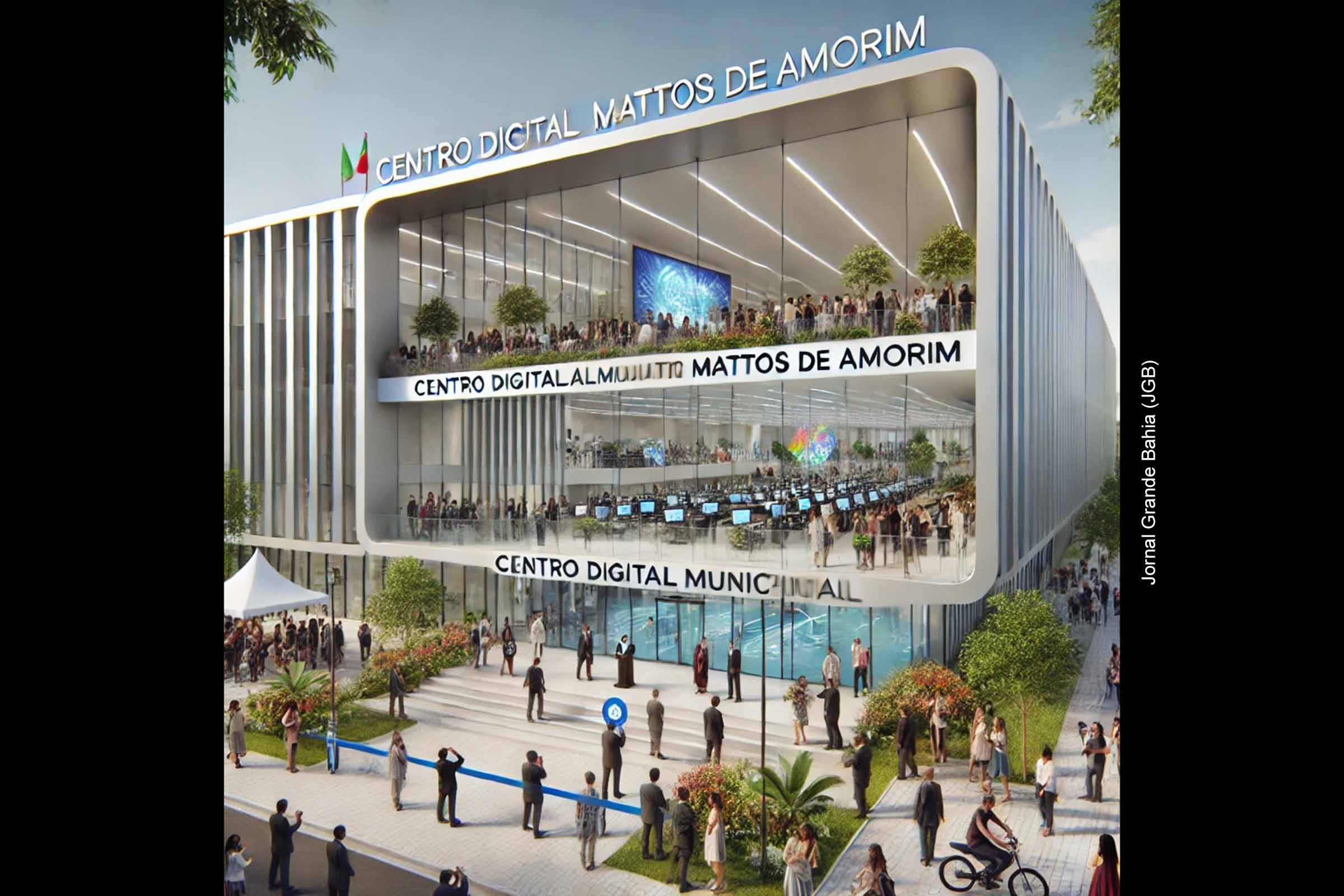 Inauguração do Centro Digital Drance Mattos de Amorim marca avanço na inclusão social e digital em Feira de Santana.