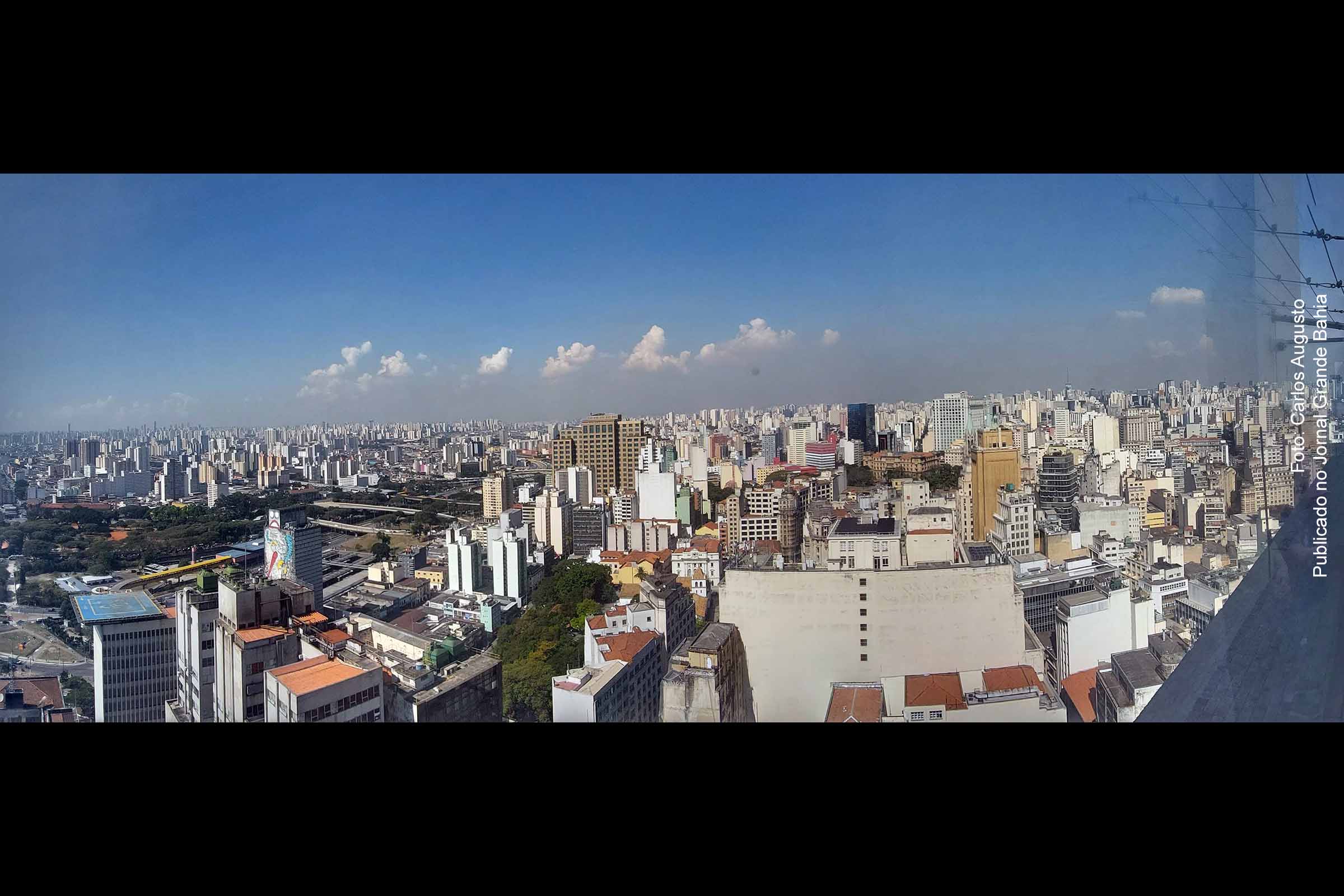Vista panorâmica da cidade de São Paulo.