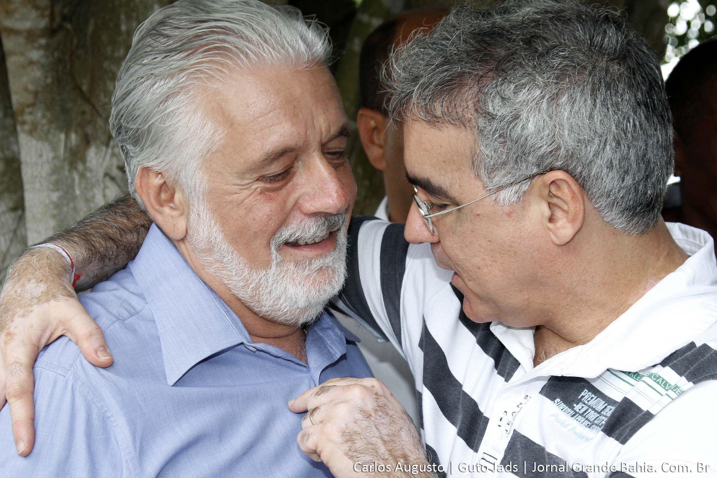 Governador Jaques Wagner e o deputado José Cerqueira Neto (Zé Neto, PT), líder do Governo da ALBA.