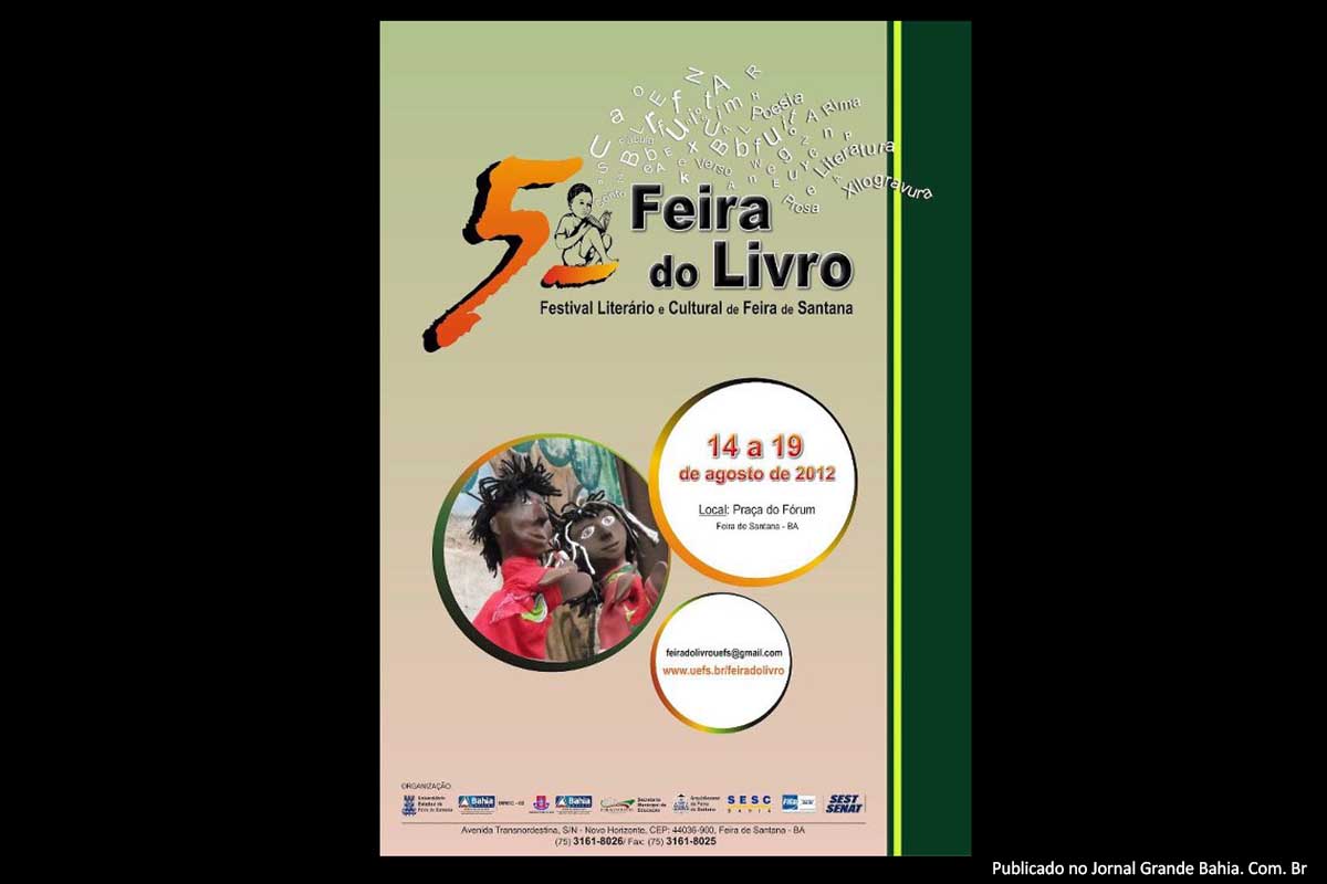 Feira de Santana promove 5º Feira de Livros esta semana .