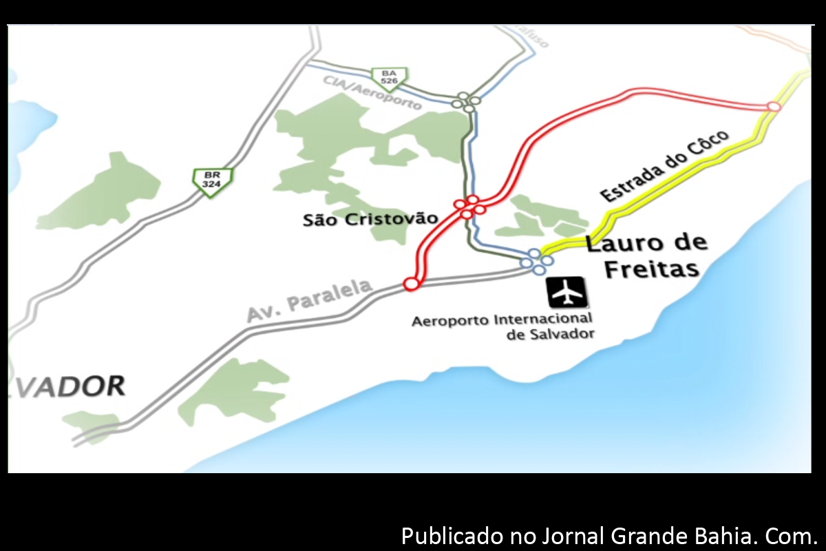 Governador Jaques Wagner confirma via alternativa à Estrada do Coco.