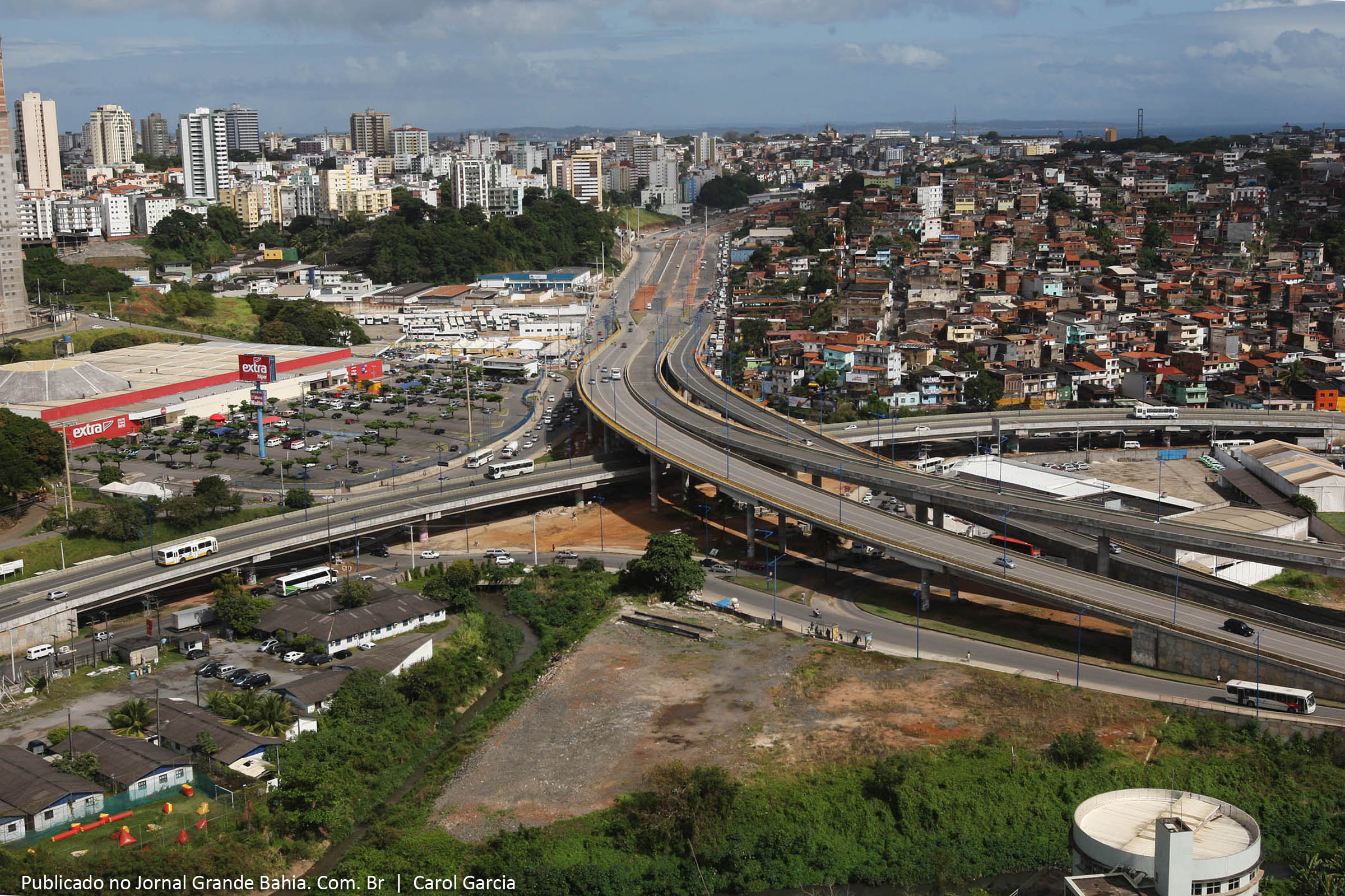 Mais de 76% da obra da Via Expressa Baía de Todos-os-Santos, que vai ligar a BR-324 ao Porto de Salvador, já foi concluída.