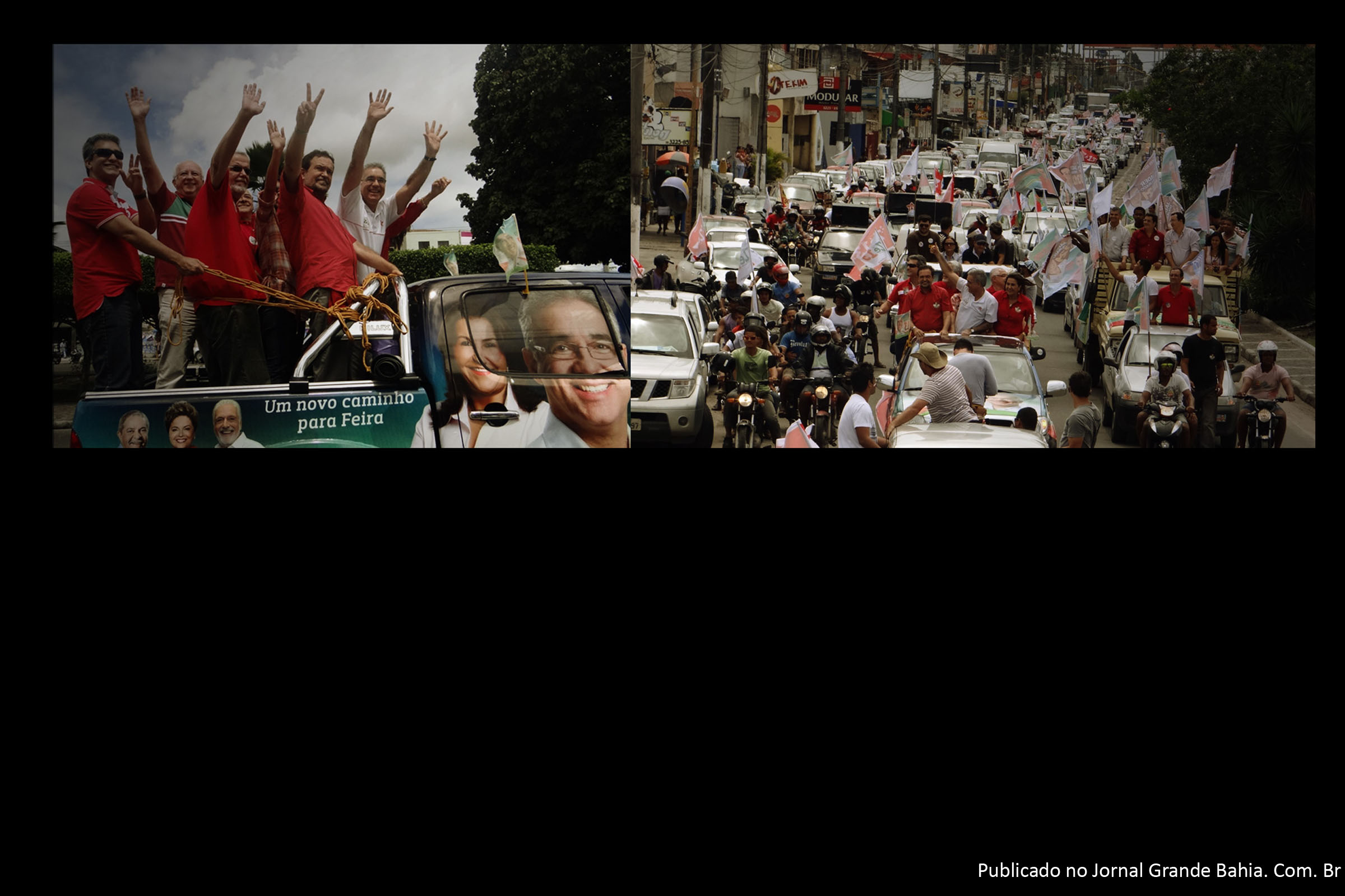 Zé Neto promove carreata no centro da cidade.