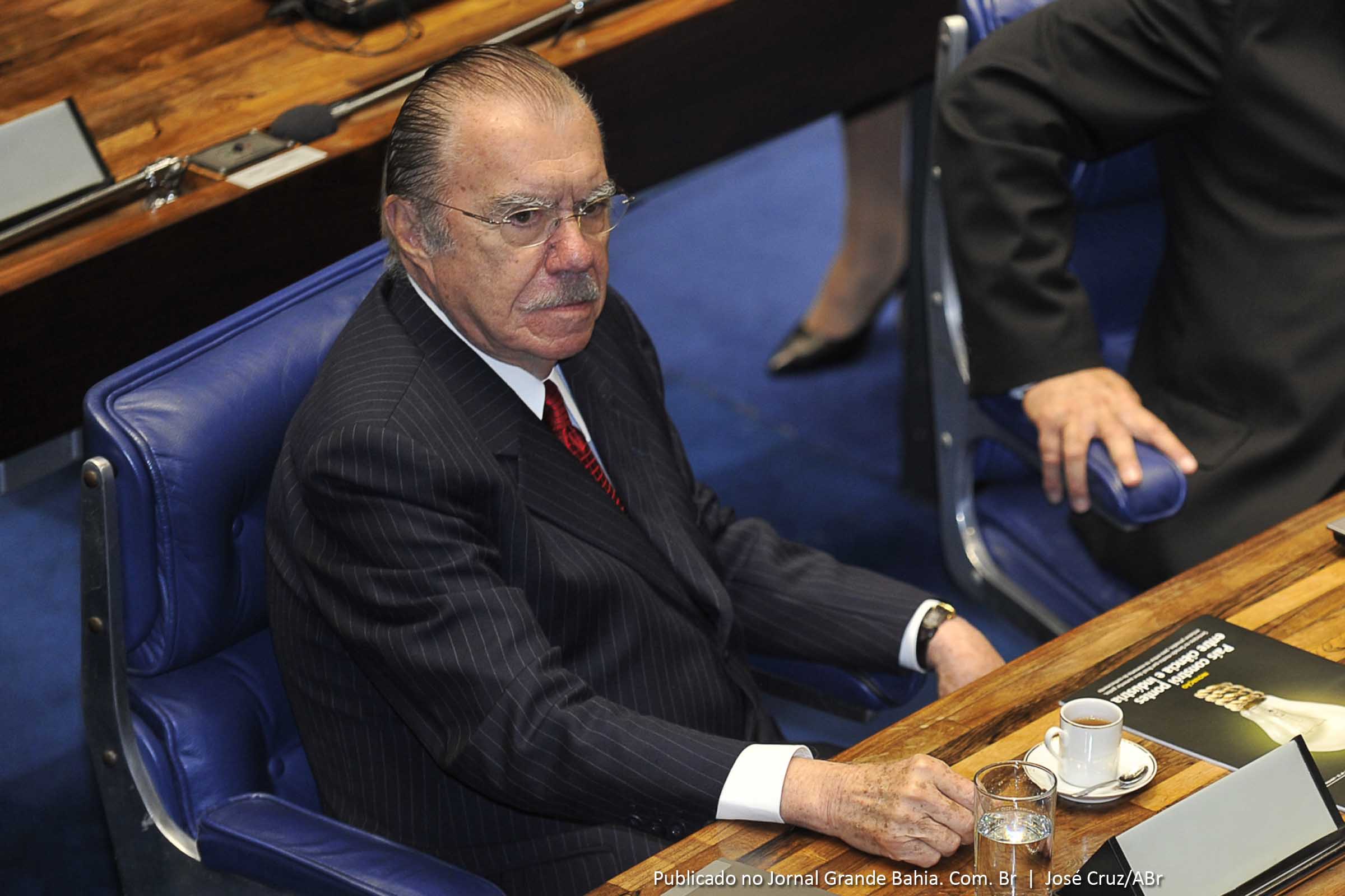 José Sarney, conta de impostos devidos a União serão pagas pelo Senado.