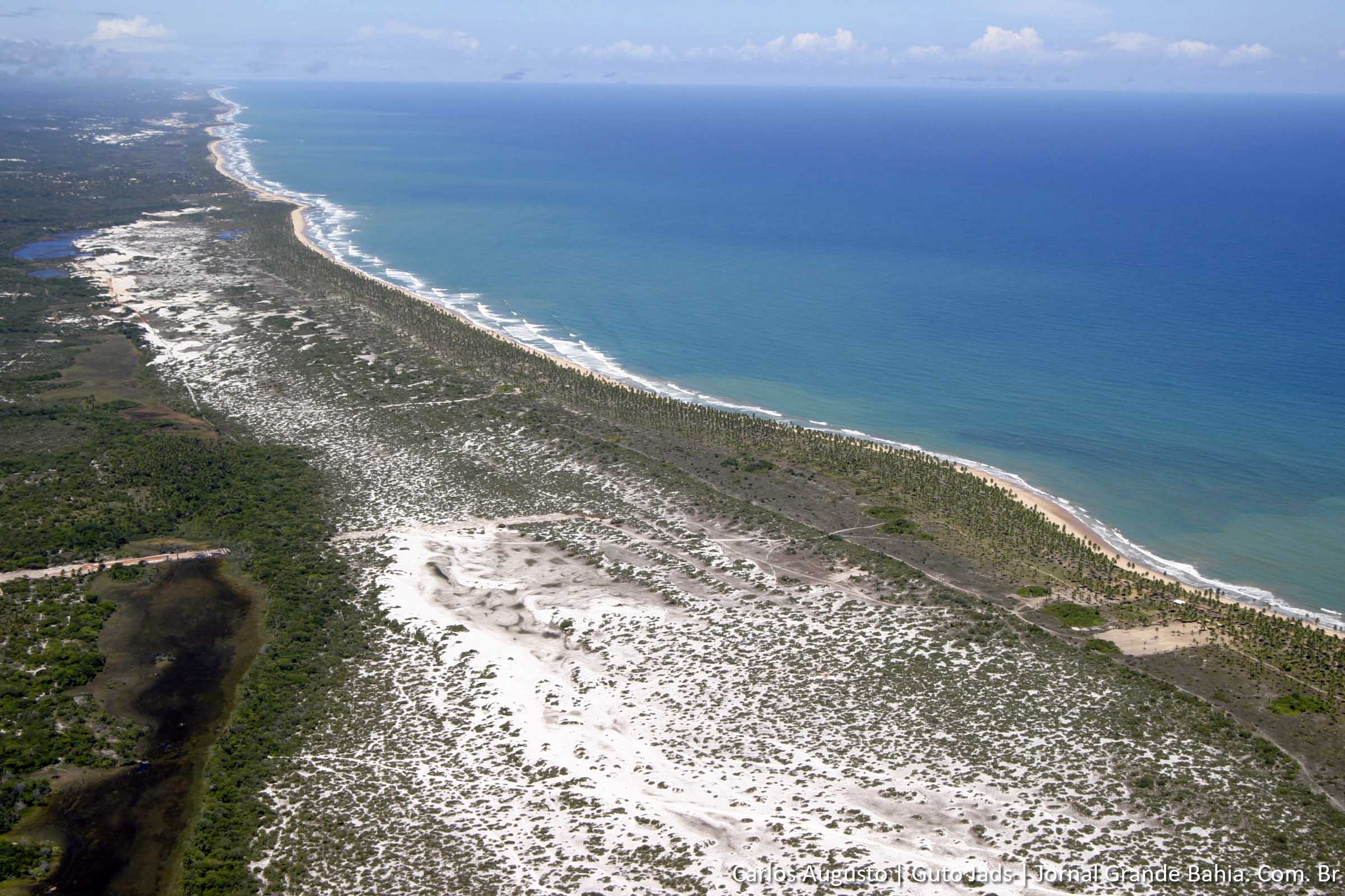 O litoral baiano, que tem mais de 1.400 km de área de domínio da União, apresenta cerca de 400 km não demarcados.
