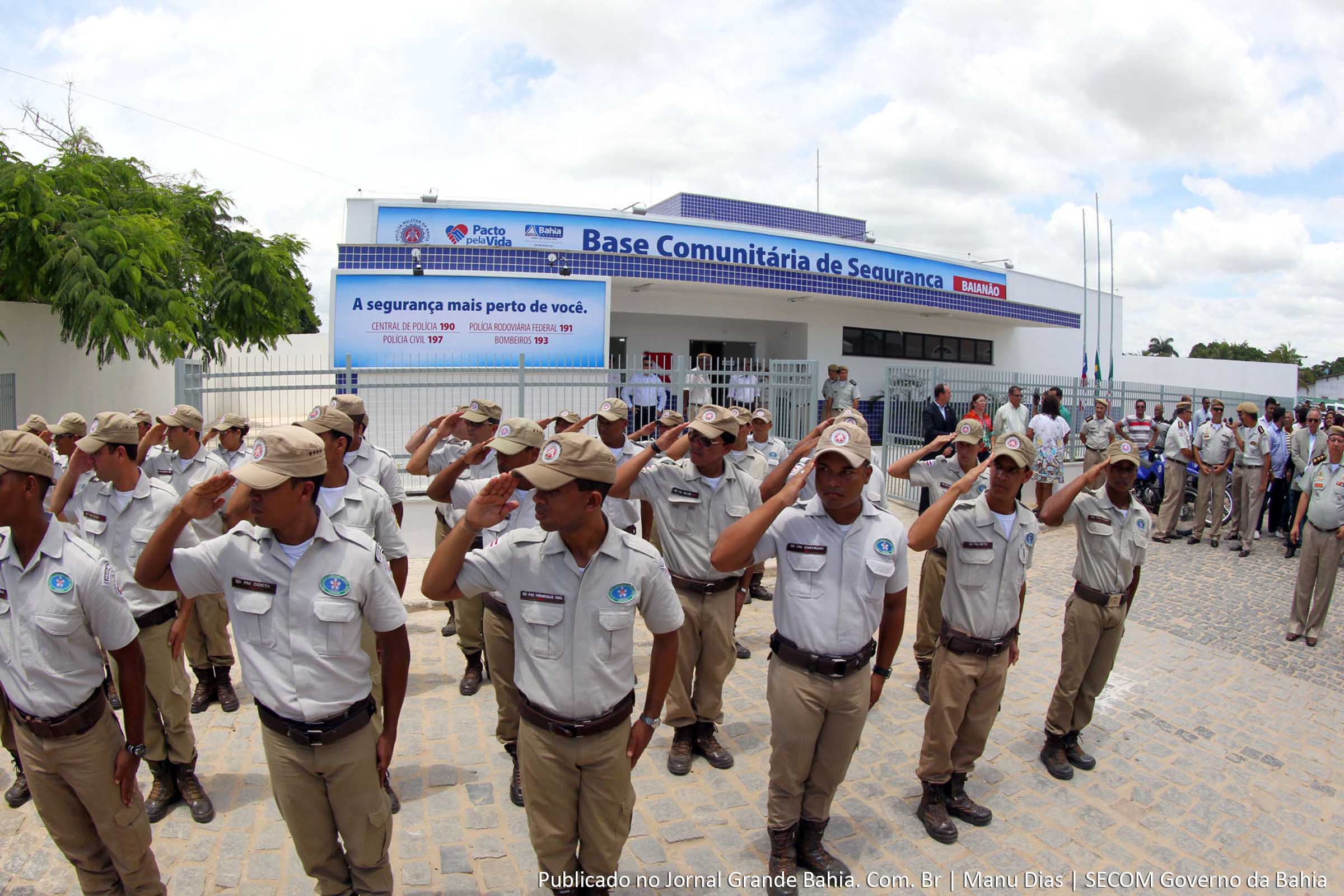 Base de Segurança é inaugurada em Porto Seguro.