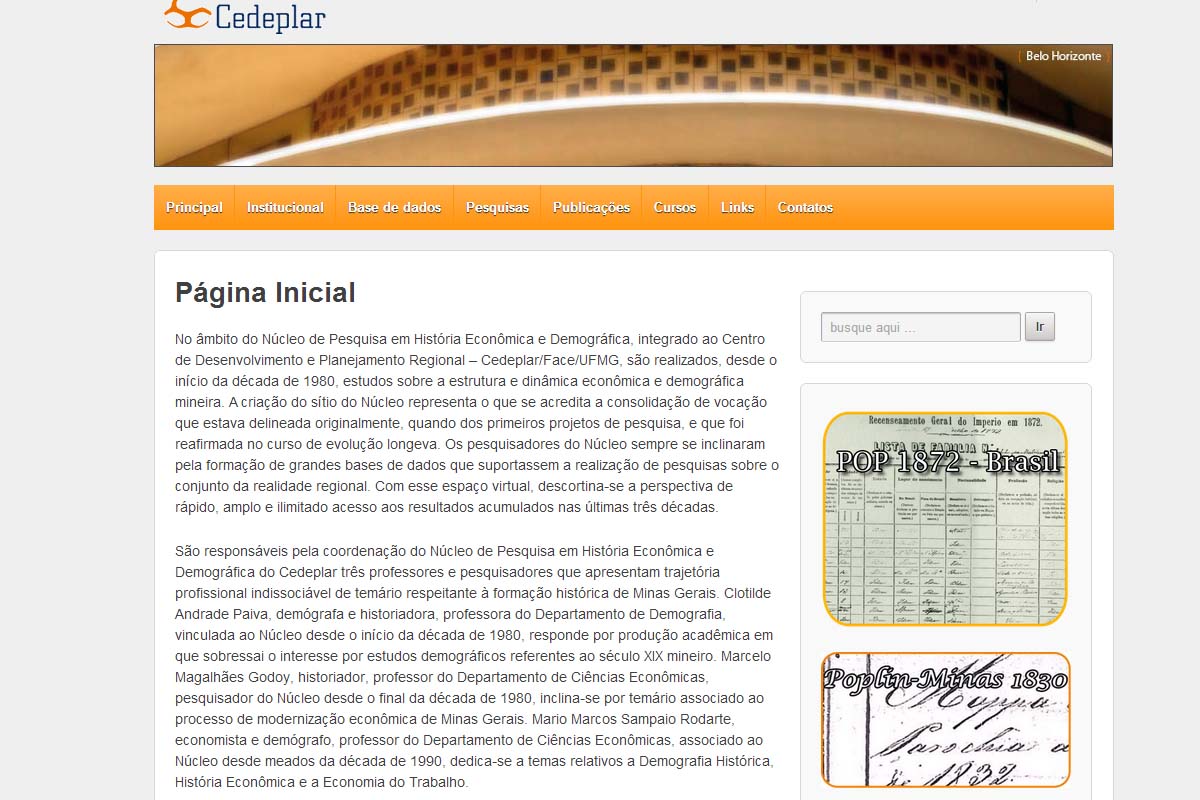 Censo de 1872 está disponível na Internet.