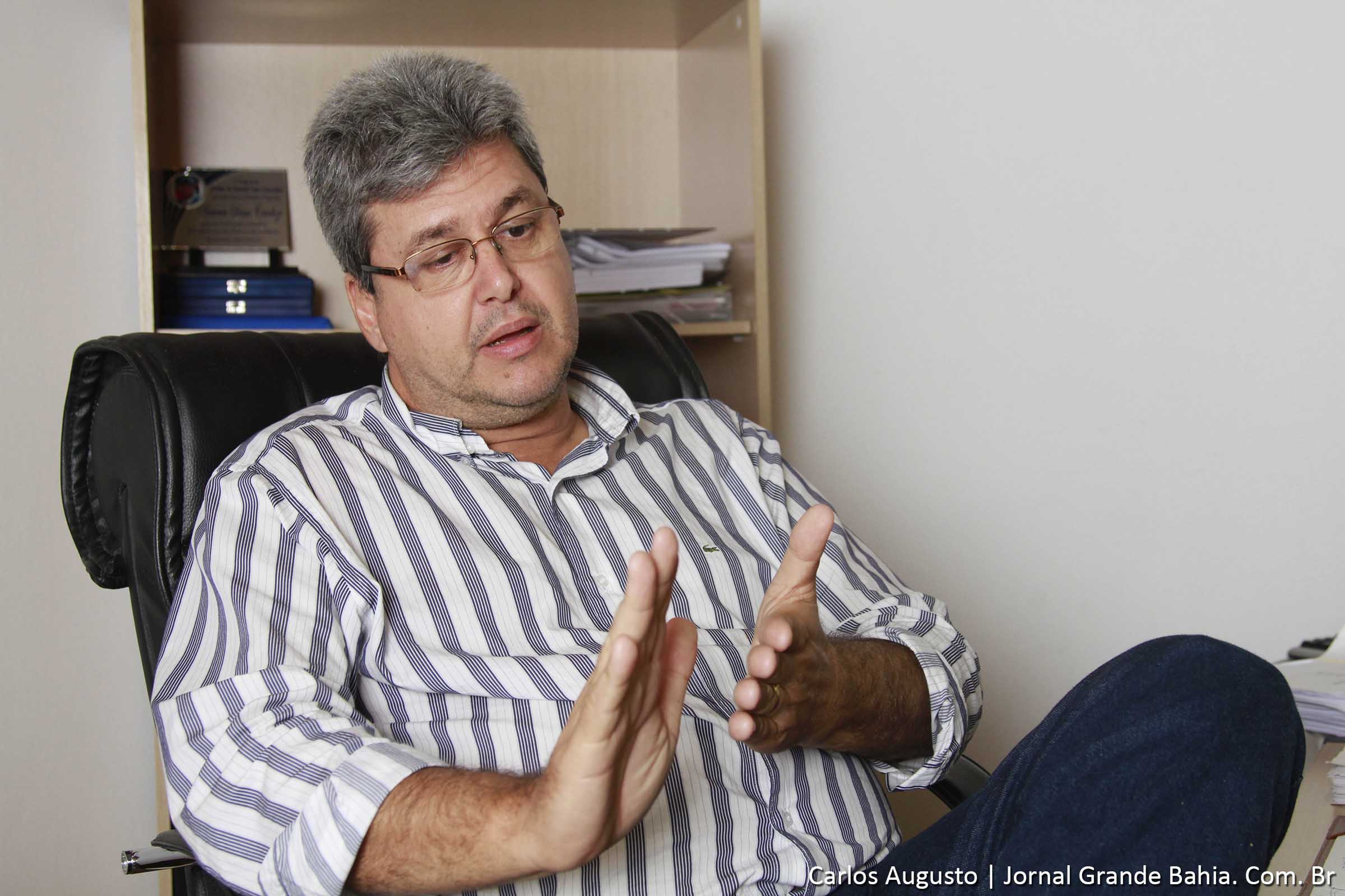 Antônio Dessa Cardozo ( Furão): Neste momento tenho que pensar nos moradores da zona rural e também da sede, pois os efeitos da seca atingiram fortemente a economia no nosso município e a vida dos moradores do campo. (Foto: Carlos Augusto | Jornal Grande Bahia)