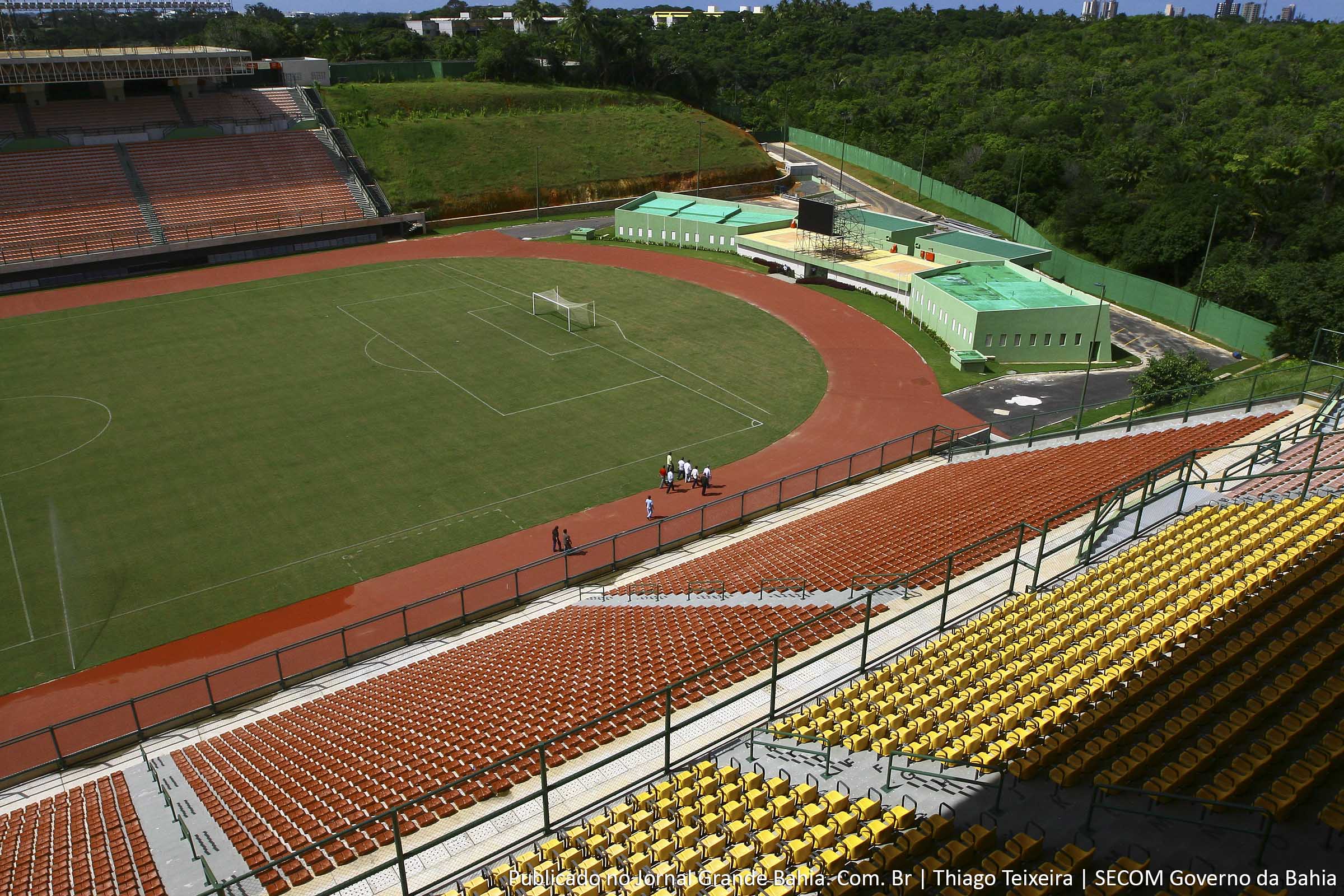 O estádio de Pituaçú, em Salvador, poderá se tornar uma arena olímpica.