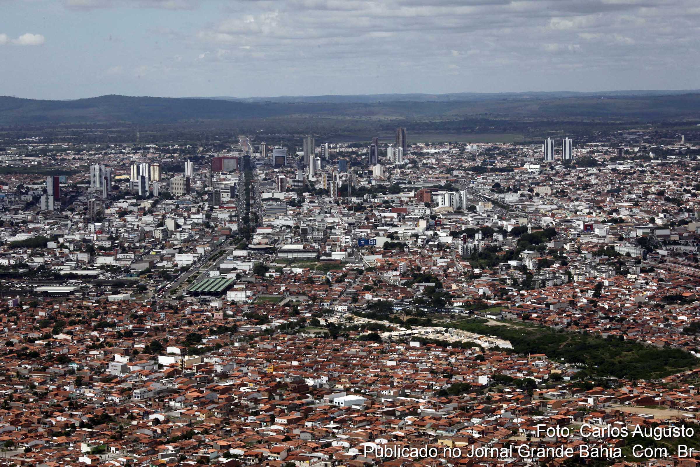 Vista aérea de Feira de Santana.