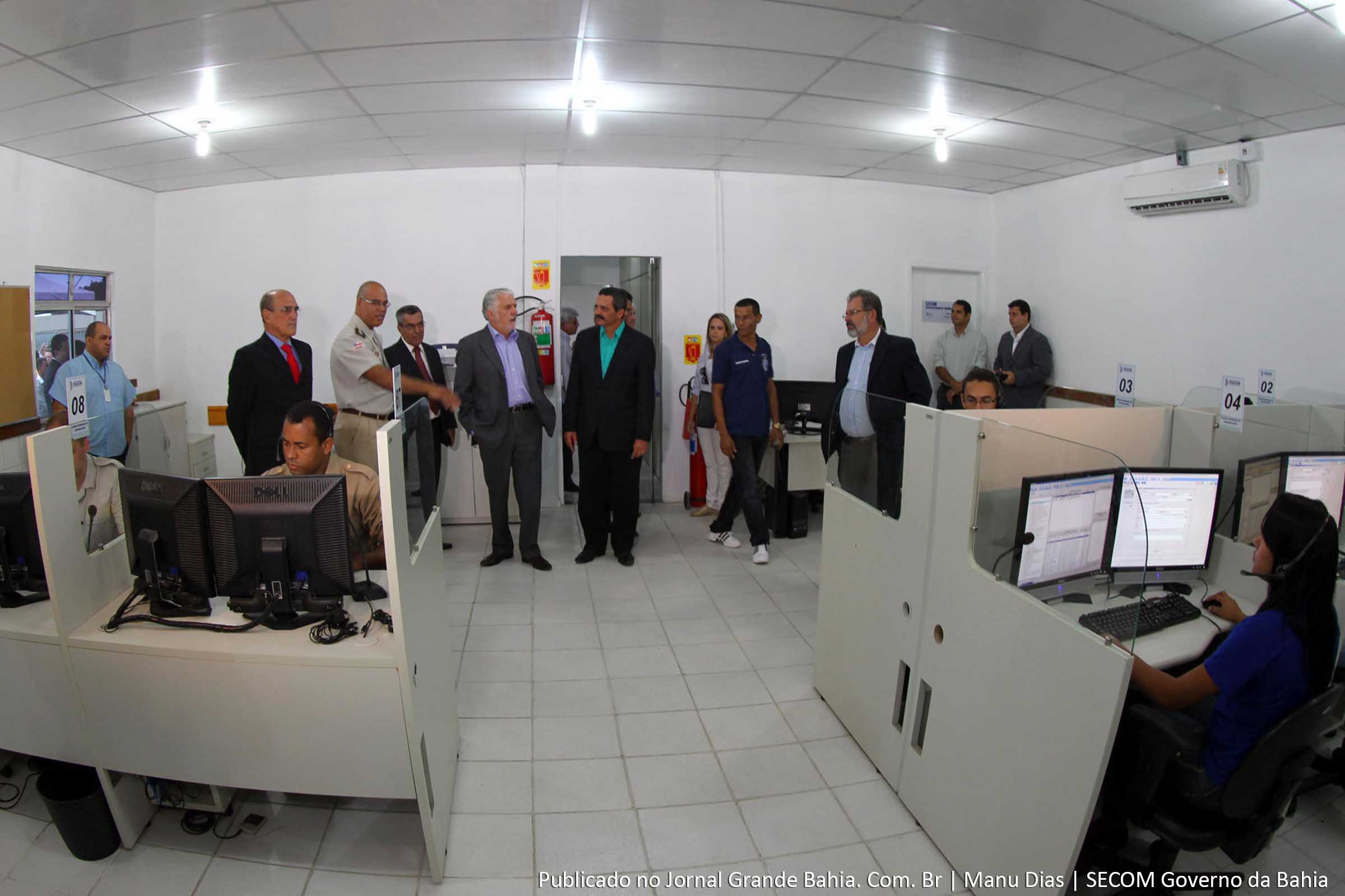 Centro Integrado de Comunicação Itabuna é inaugurado com a presença de Jaques Wagner.