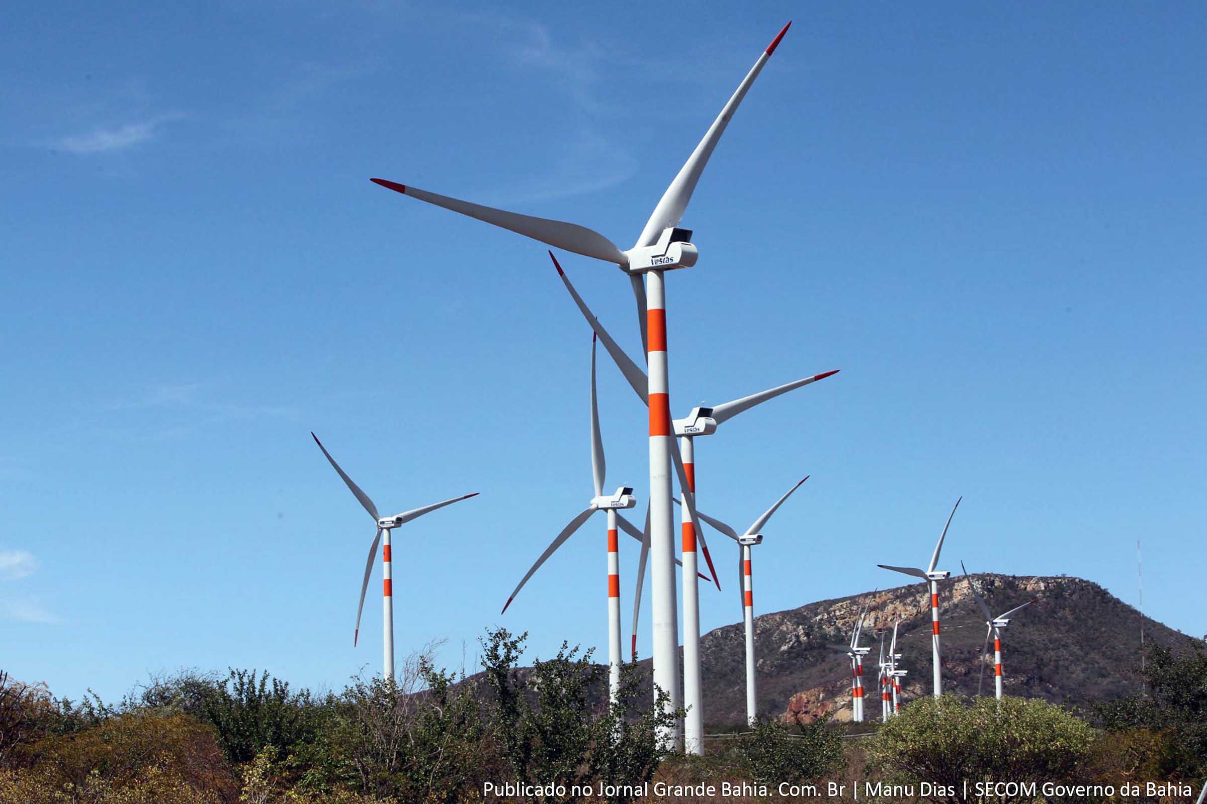Parque eólico de Sento Sé, Bahia.