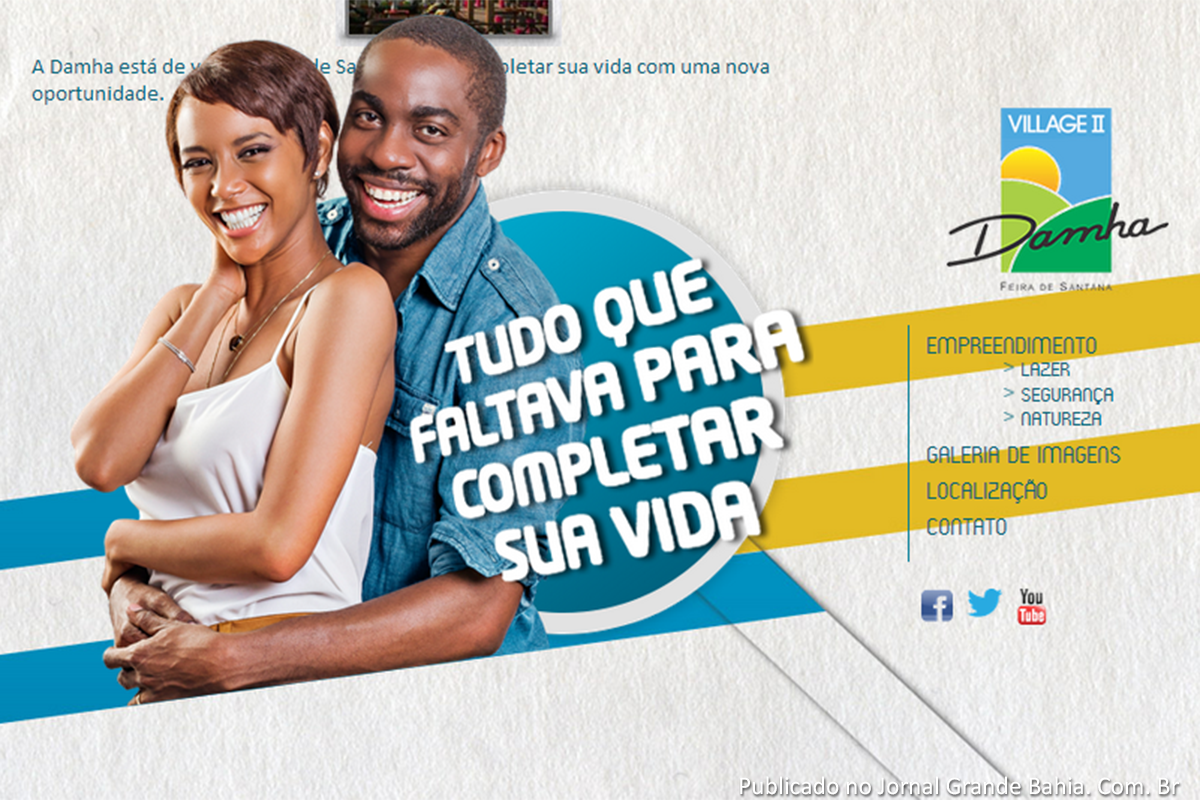 Campanha publicitária do Village Damha II Feira de Santana conta com Lázaro Ramos.