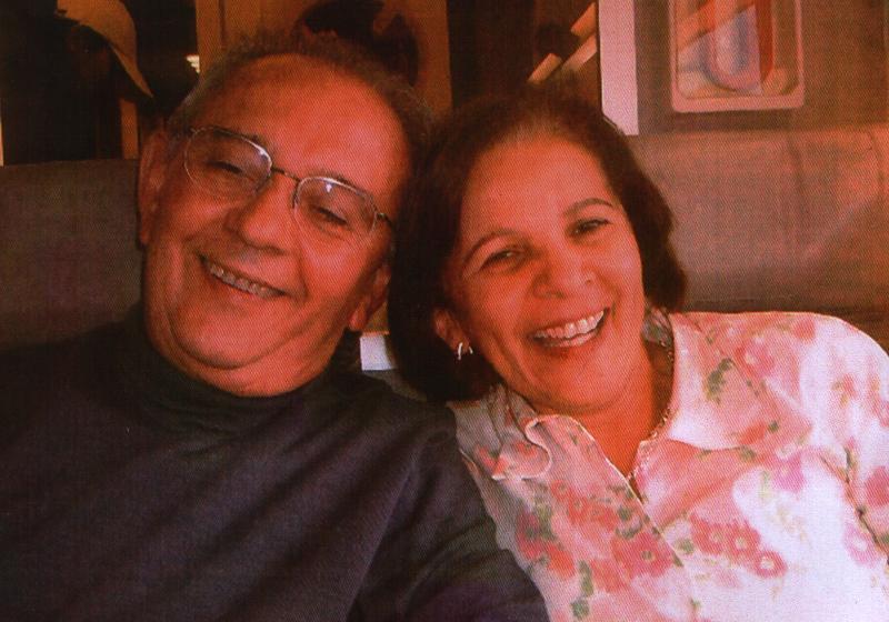 O escritor Raimundo Gama e Isa, os vovós curtindo a chegada neta Maria Mariana