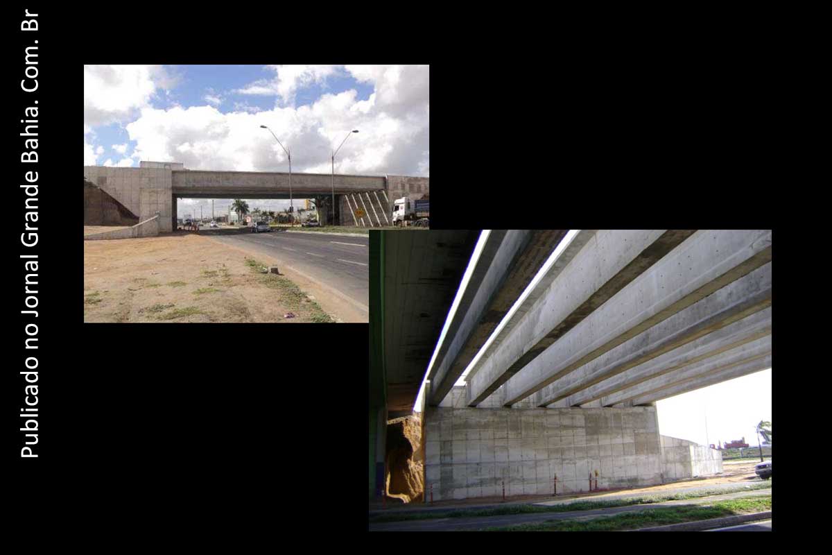Viaduto Portal do Sertão, em Feira de Santana.