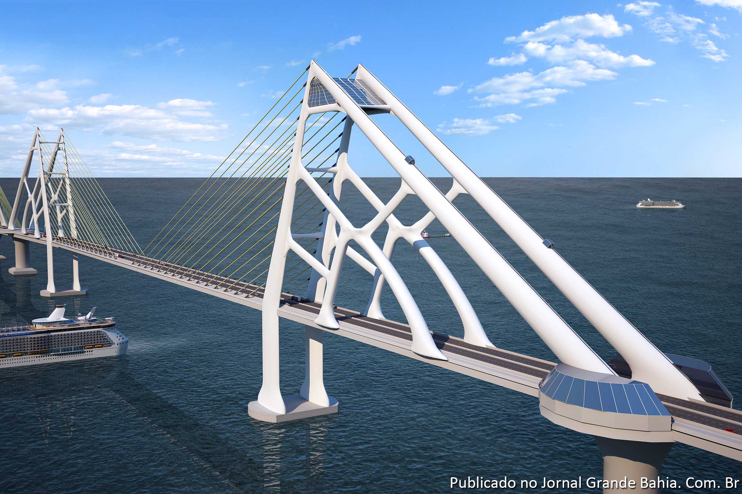 Governo da Bahia assina contrato autorizando início de estudos técnicos para a ponte Salvador-Itaparica