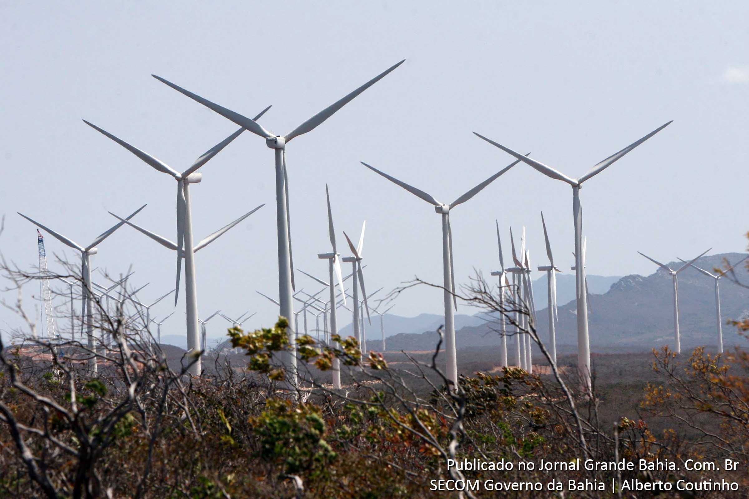 Parque de Energia Eólica em Brotas de Macaúbas.