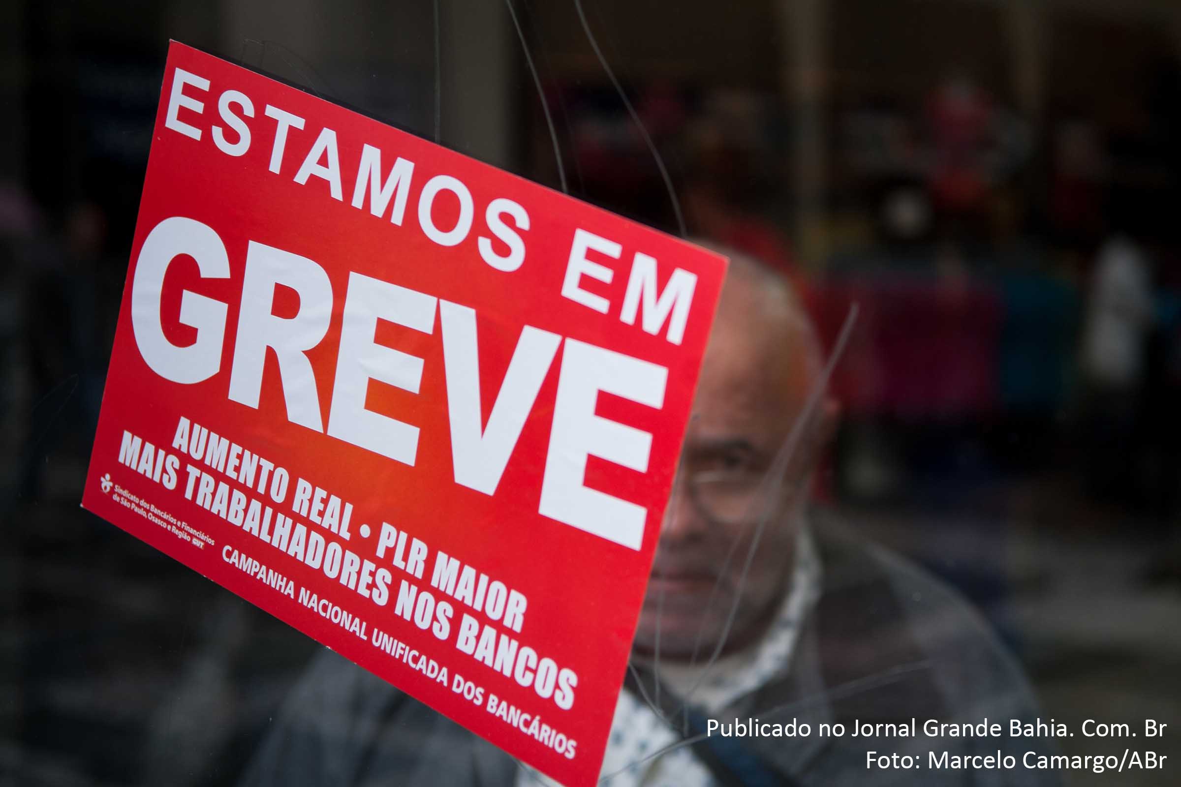 Greve nacional dos bancários mobiliza categoria.