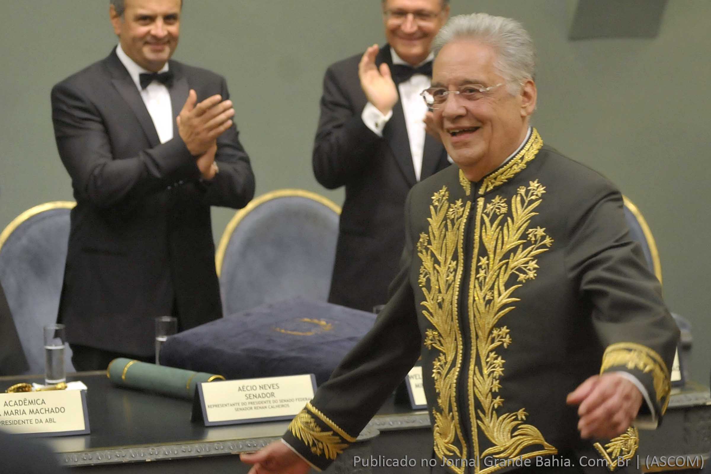 Fernando Henrique Cardoso assumiu a cadeira de número 36 da Academia Brasileira de Letras.