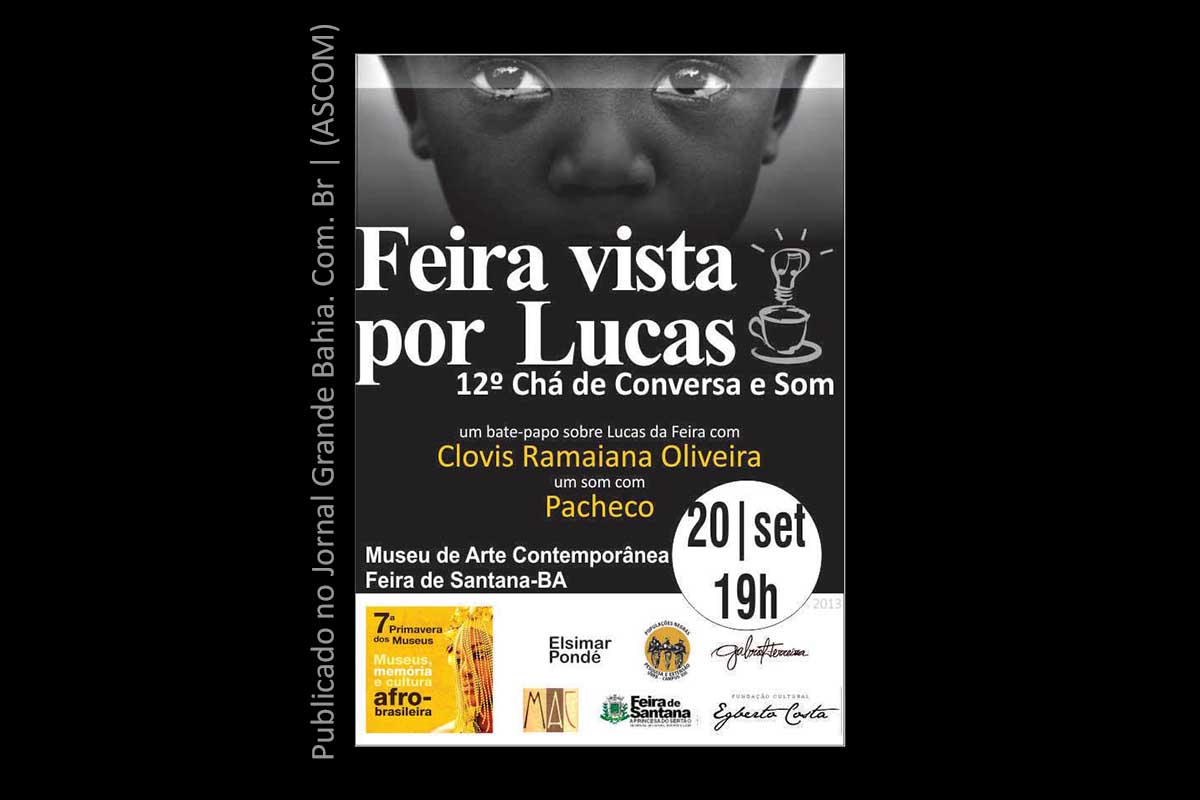 Lucas da Feira na 12ª edição do Chá de Conversa e Som, no MAC, em Feira de Santana