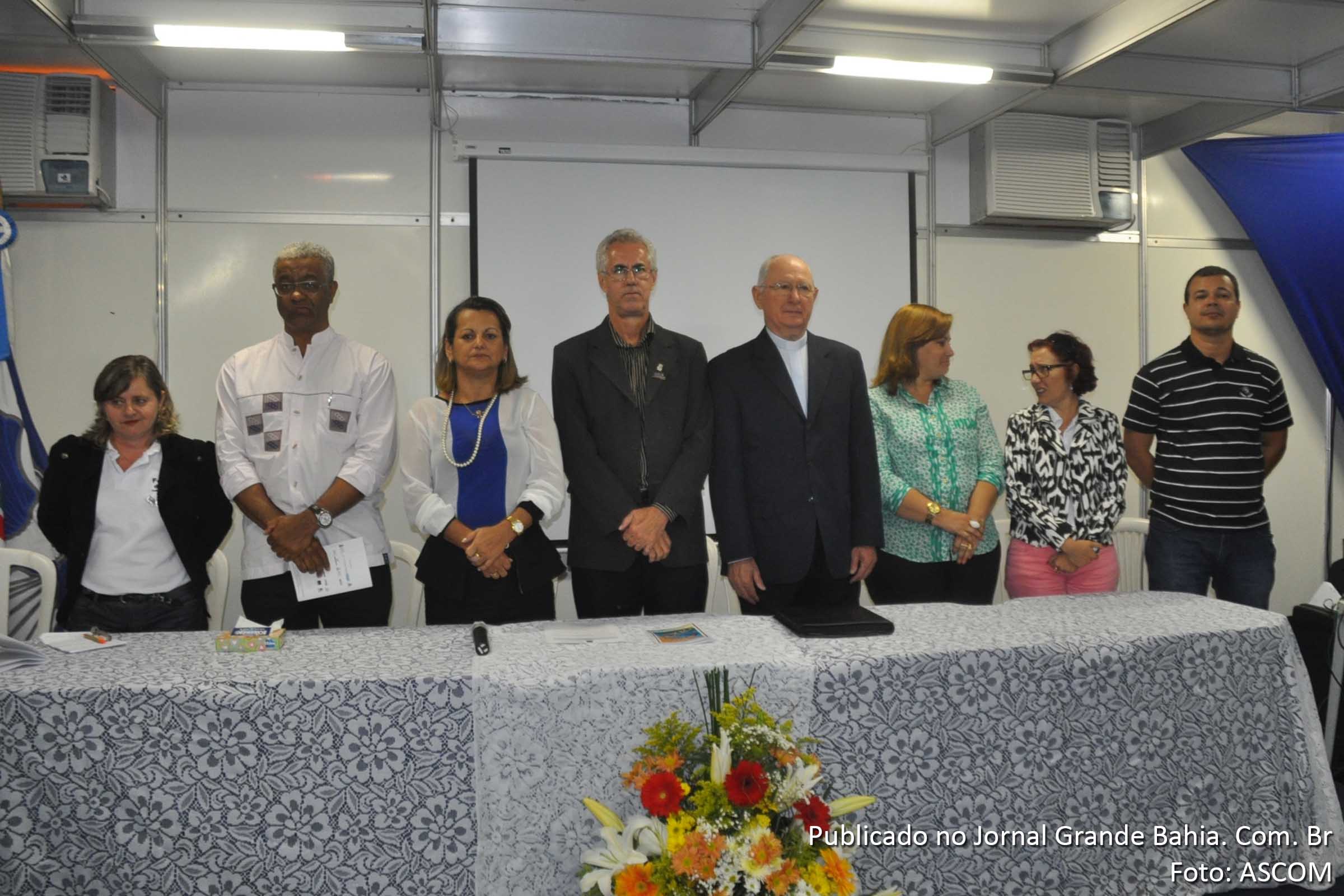 Solenidade de abertura da 6º edição da Feira do Livro.