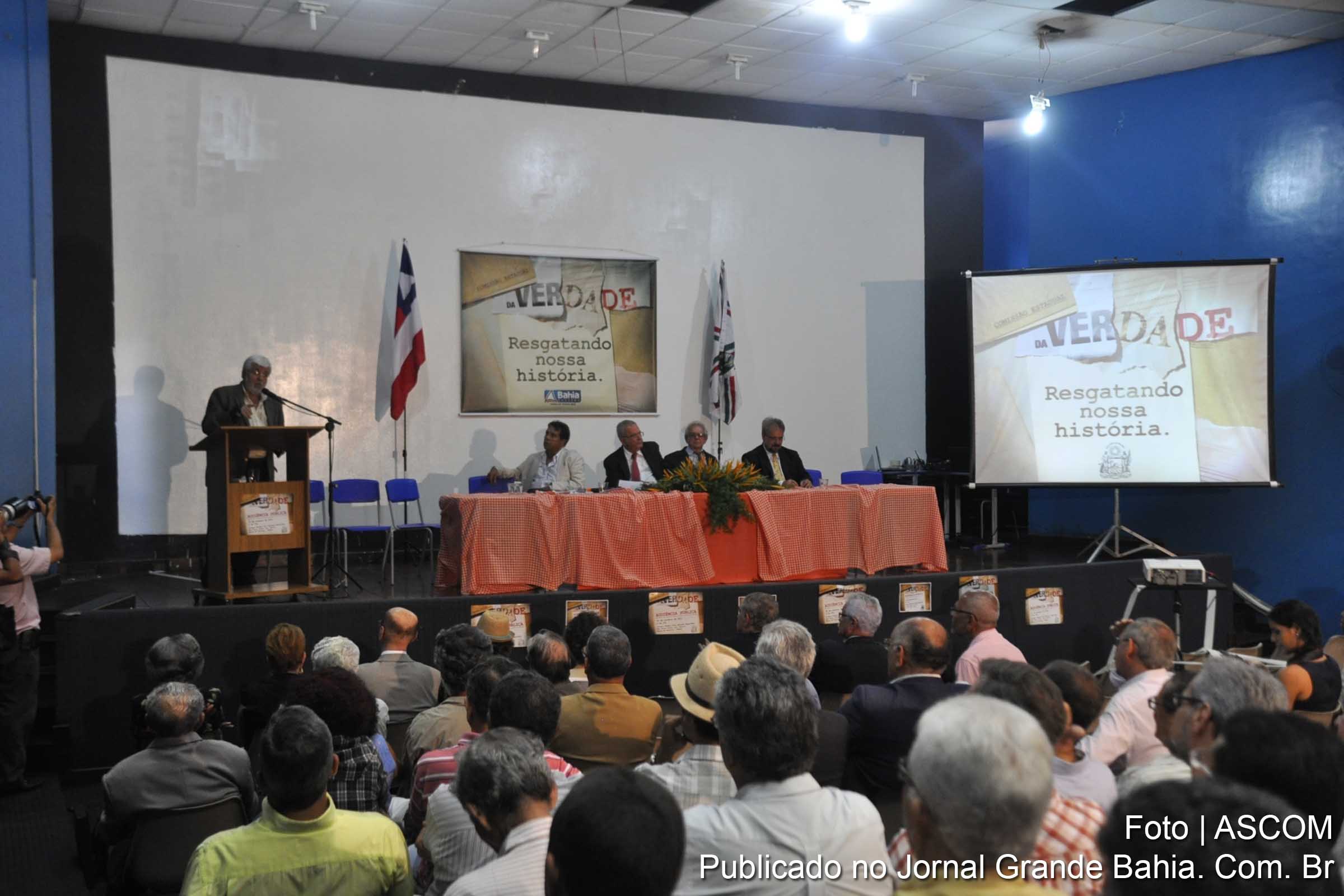 Comissão Estadual da Verdade realiza a primeira Audiência Pública em Feira de Santana