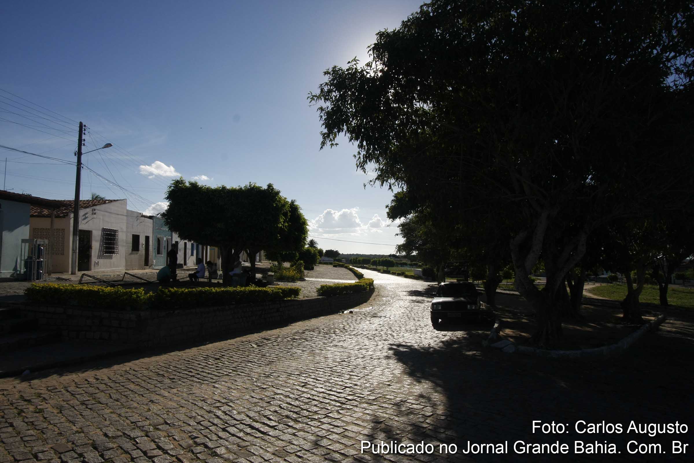 Ruas do centro de Água Fria.