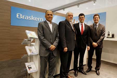 Governador Jaques Wagner durante encontro na Alemanha.