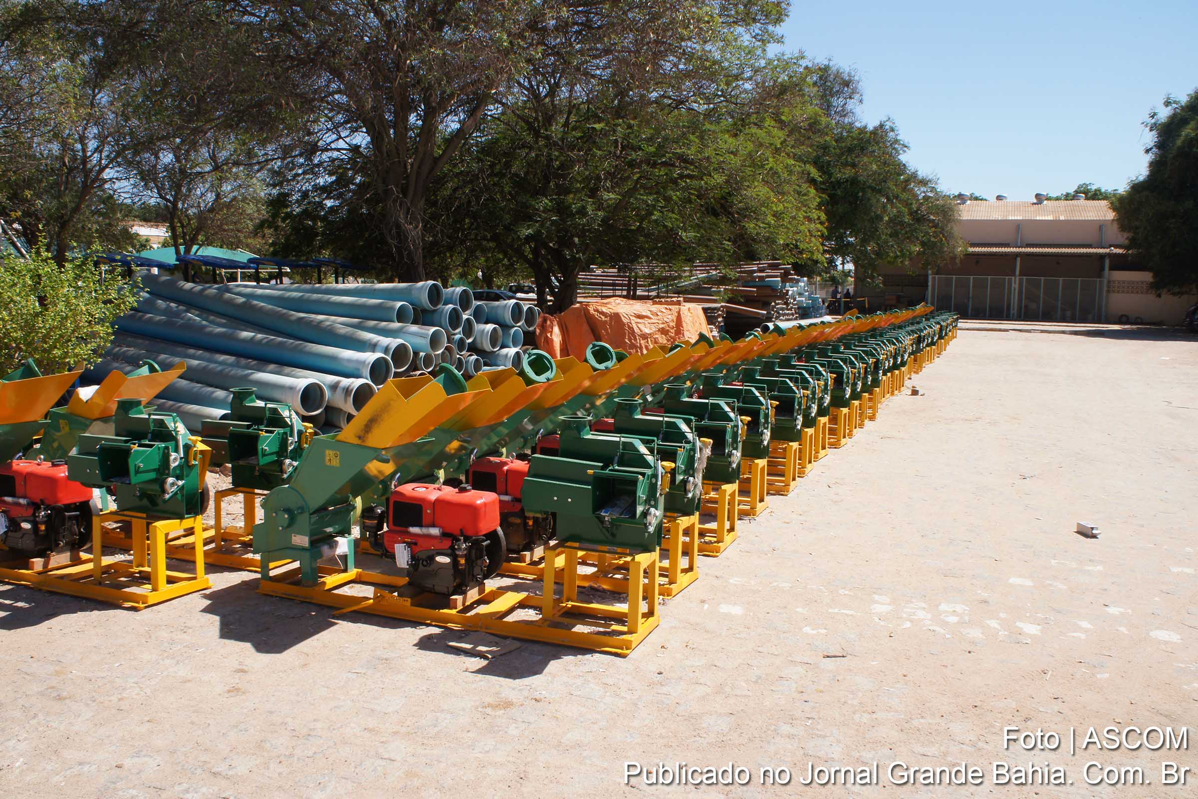 Equipamentos entregues pela Codevasf ajudarão a ampliar produção.