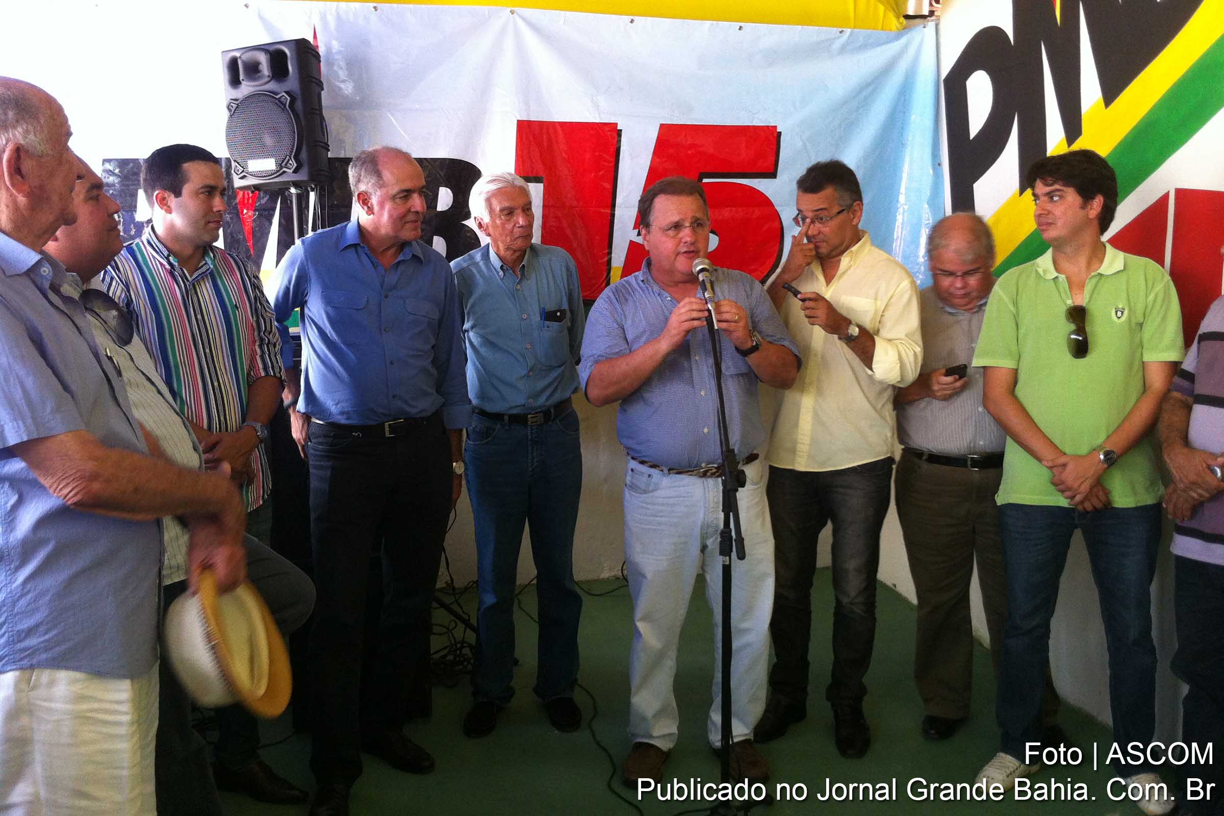 Litoral sul recebe Geddel e lideranças políticas do PMDB e do DEM.