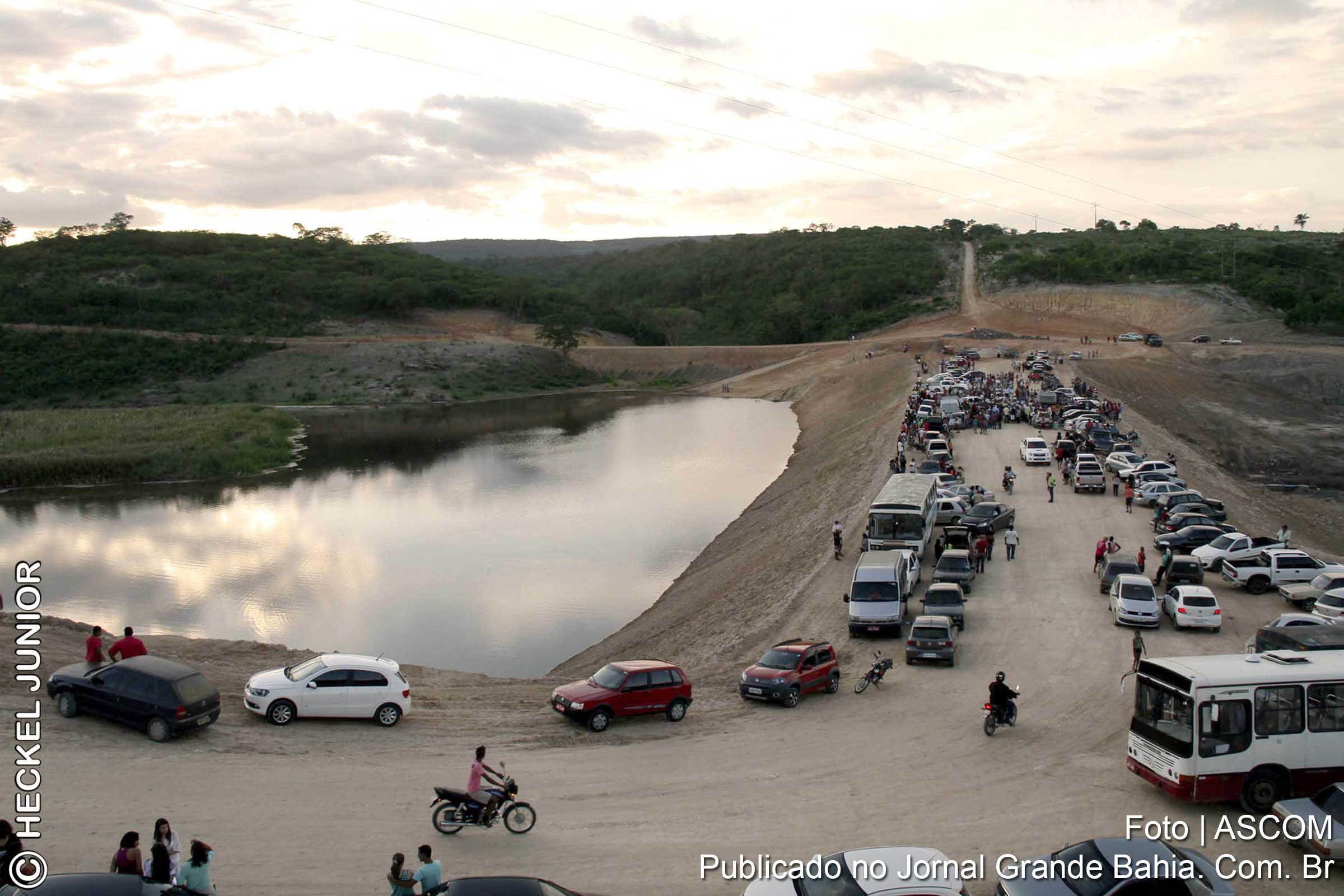 Barragem Pau de Pilão, localizada no Rio dos Quatis, em Tapiramutá.