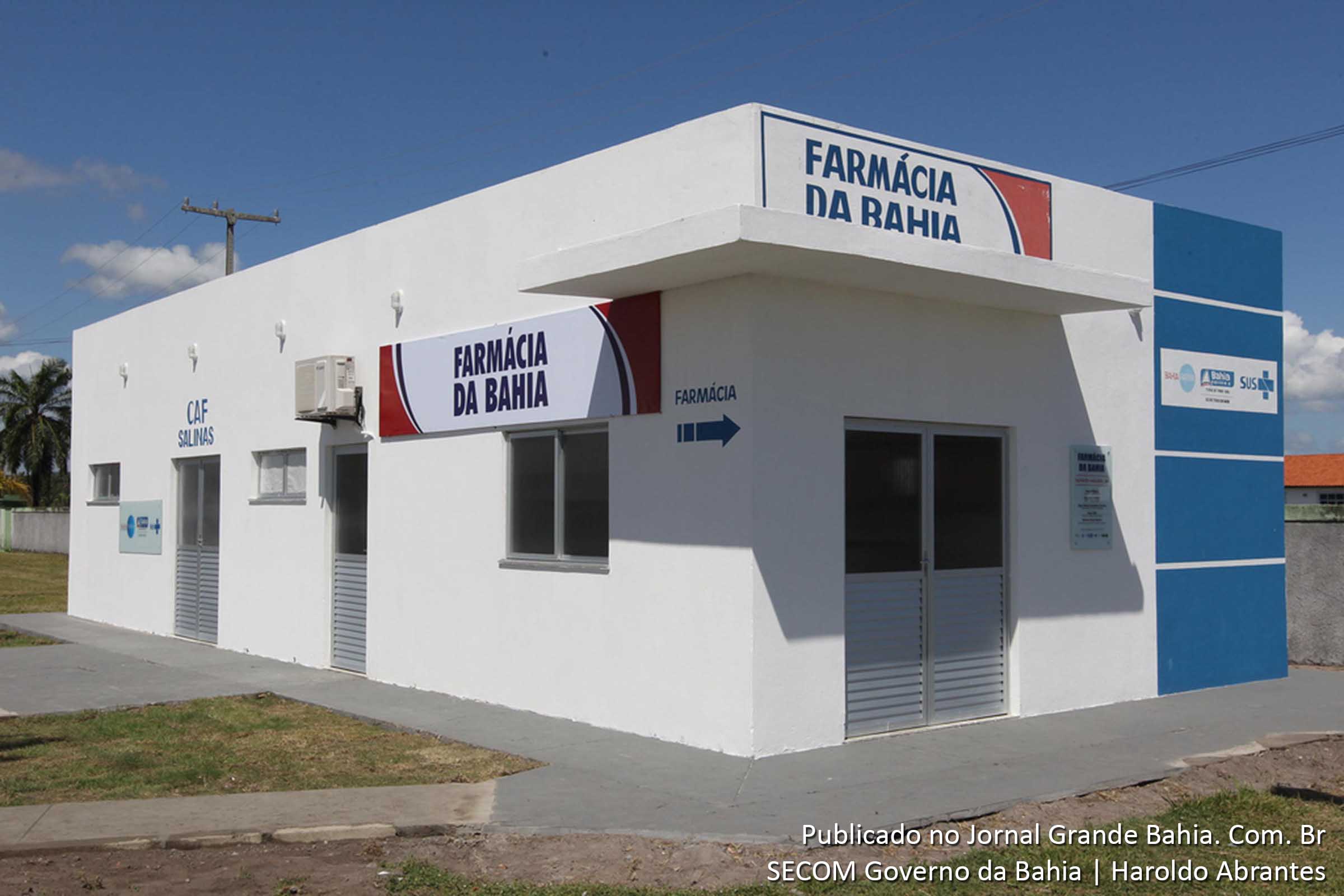 Farmácia da Bahia é inaugurada em Salinas da Margarida.