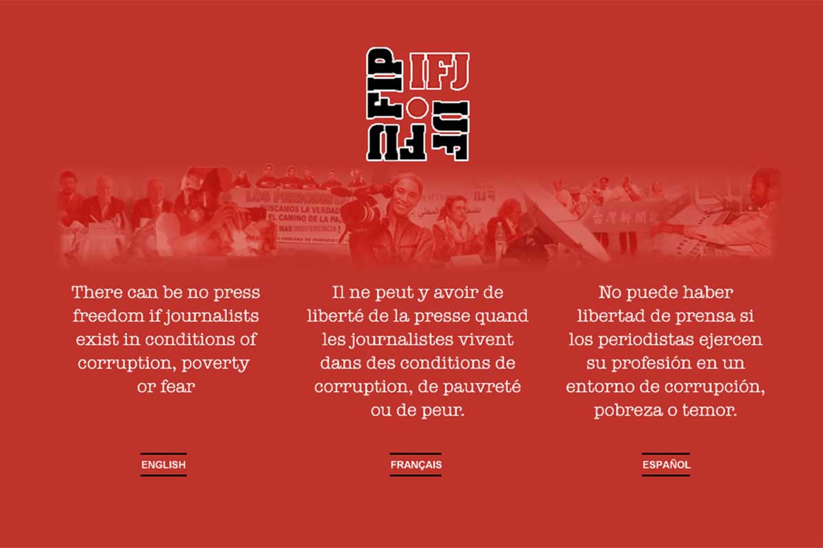 Federação Internacional de Jornalistas (IFJ) emitiu apelo aos governos de todo o mundo para acabar com a impunidade da violência contra jornalistas.