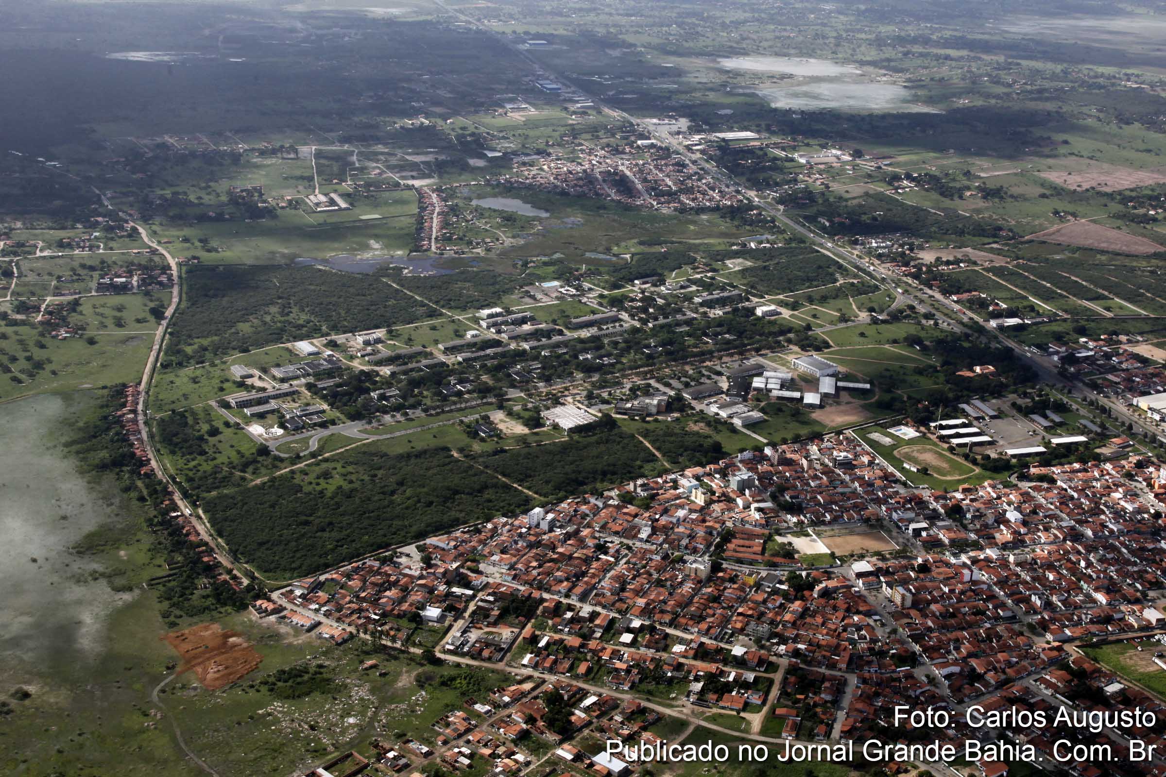 Vista aérea da Universidade Estadual de Feira de Santana - (UEFS). (Foto: Carlos Augusto | Jornal Grande Bahia)