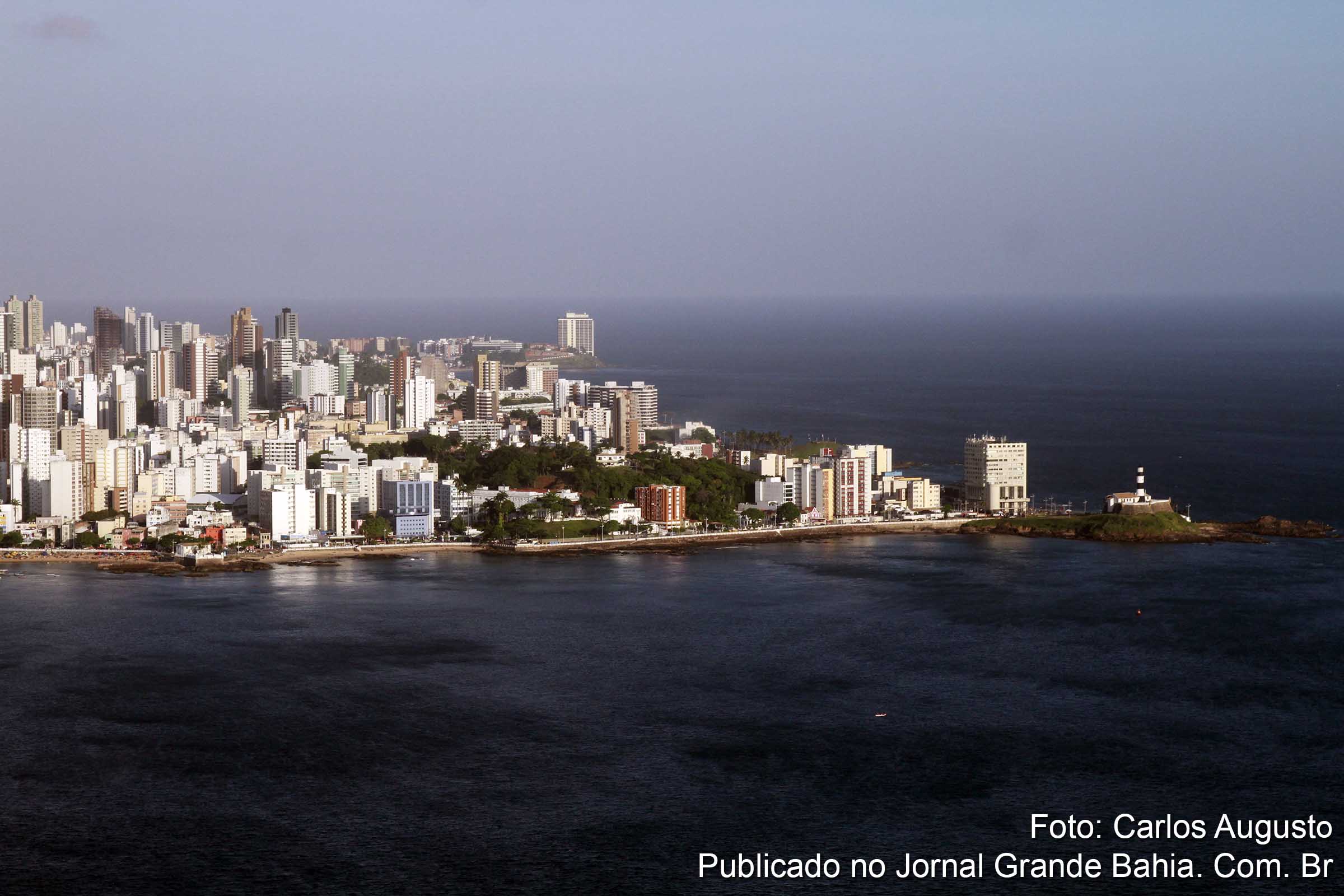 Vista aérea de Salvador. (Foto: Carlos Augusto | Jornal Grande Bahia)