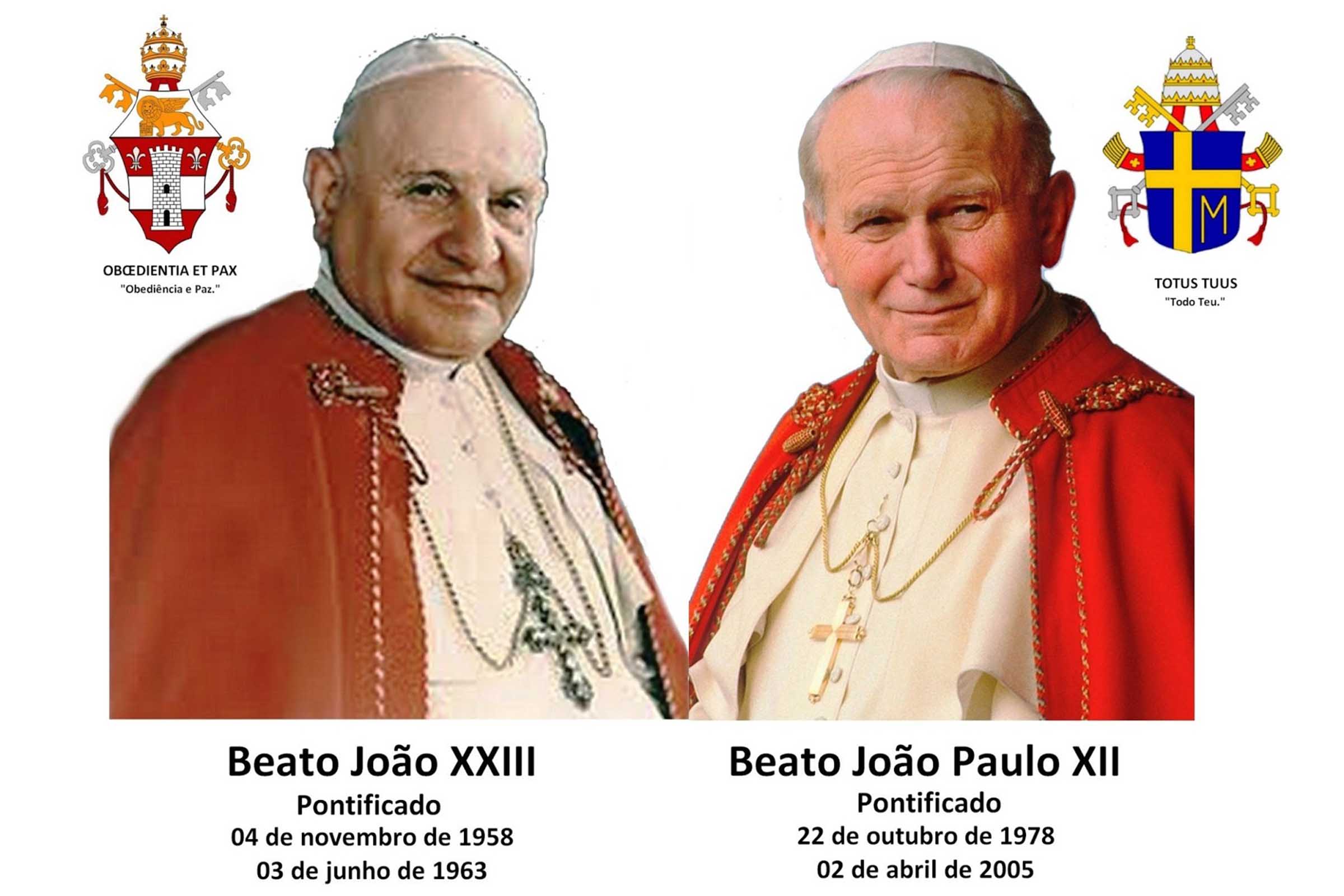 João XXIII e João Paulo II são declarados santos.