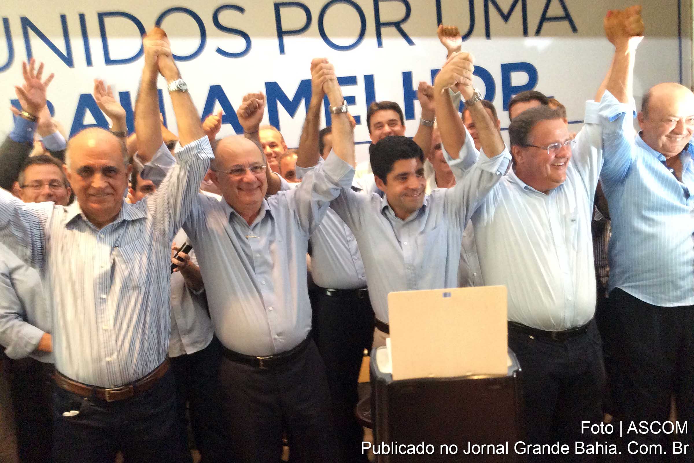 Oposicionistas classificam de chapa histórica composição com Souto Joaci e Geddel.