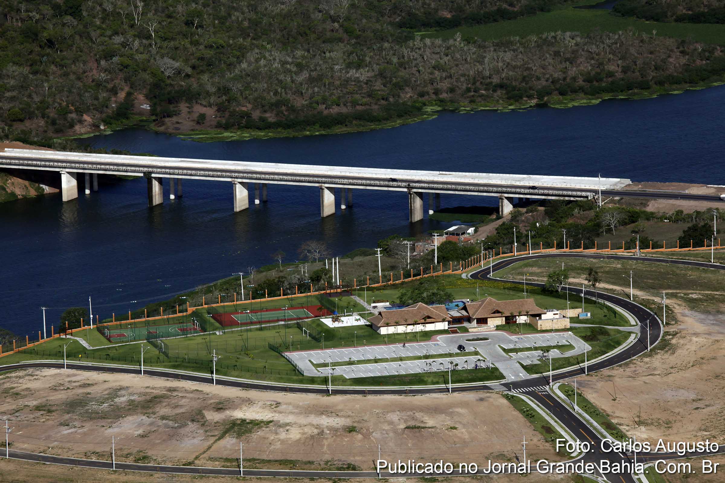 Vista aérea do Alphaville Feira de Santana 1. (Foto: Carlos Augusto | Jornal Grande Bahia)