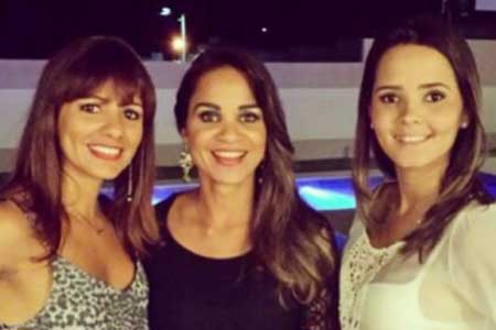 Sylvia Oliveira, Vanessa Pinho e Elizama Bahia, soc ialmente.