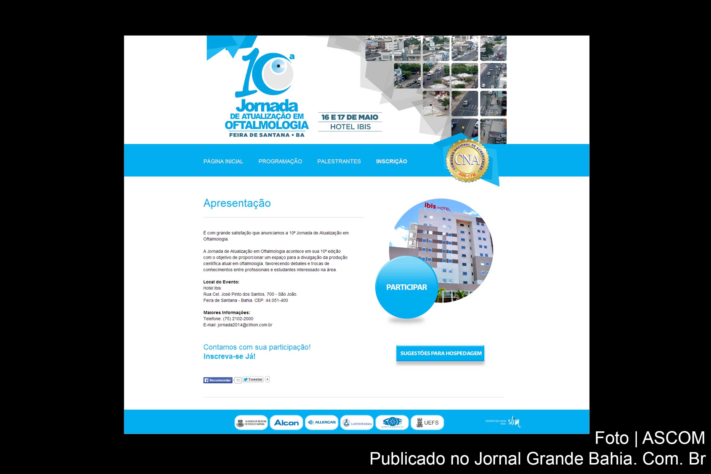 10º Jornada de Atualização em Oftalmologia ocorre em Feira de Santana.