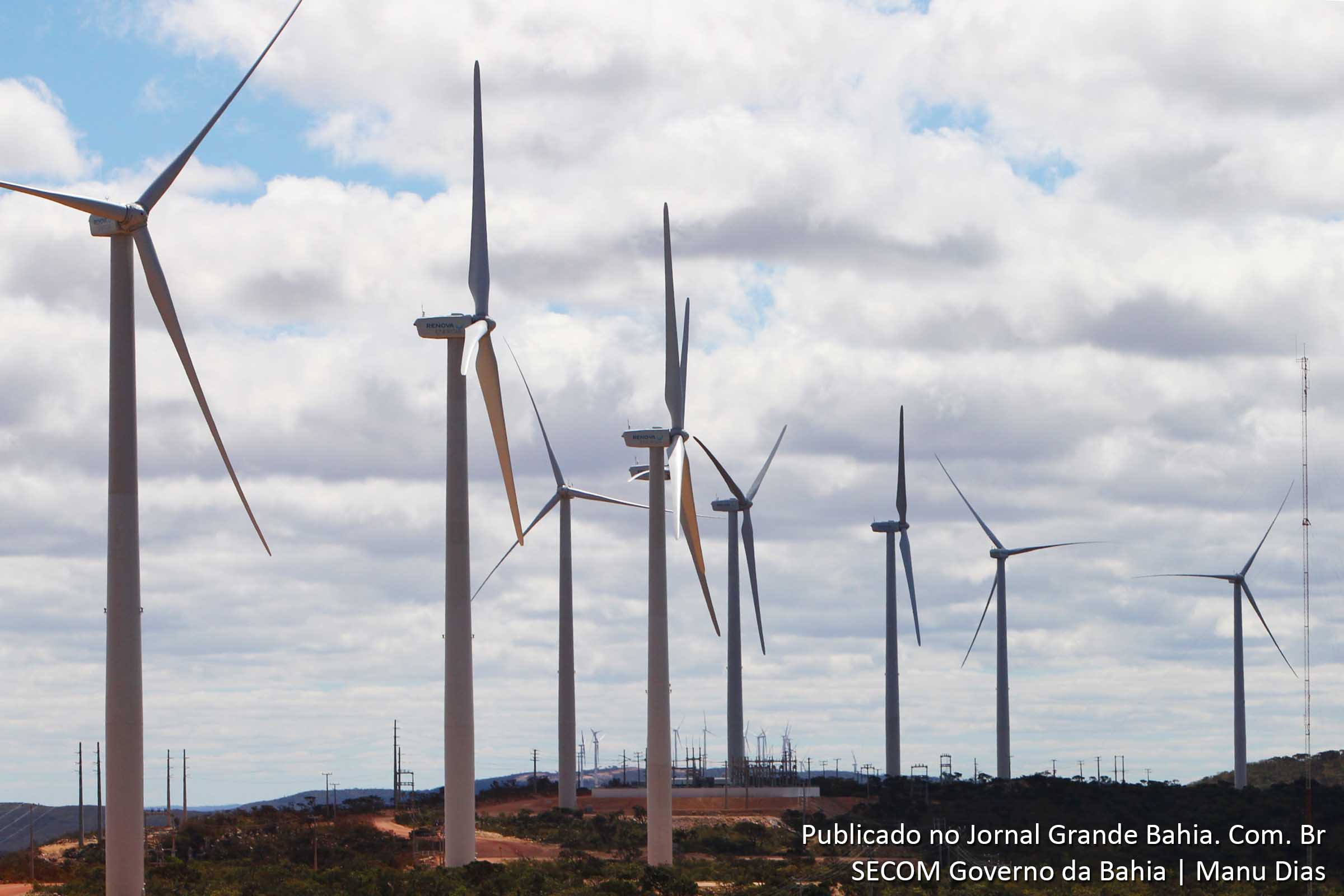 Complexo Eólico Alto Sertão I em Caetité.