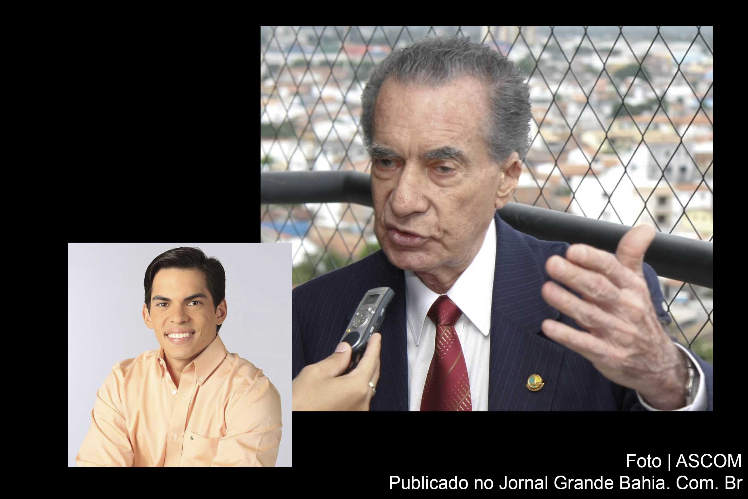João Durval Carneiro e o neto, Paulo Henrique Carneiro.