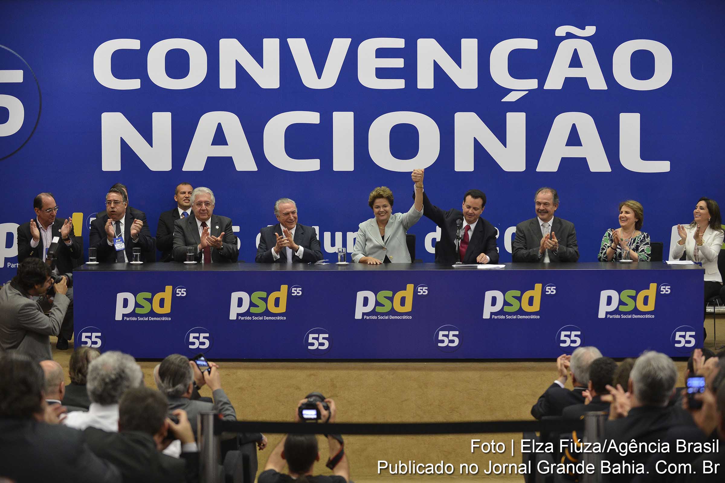 Em convenção nacional, PSD decide apoiar candidatura de Dilma Roussef.