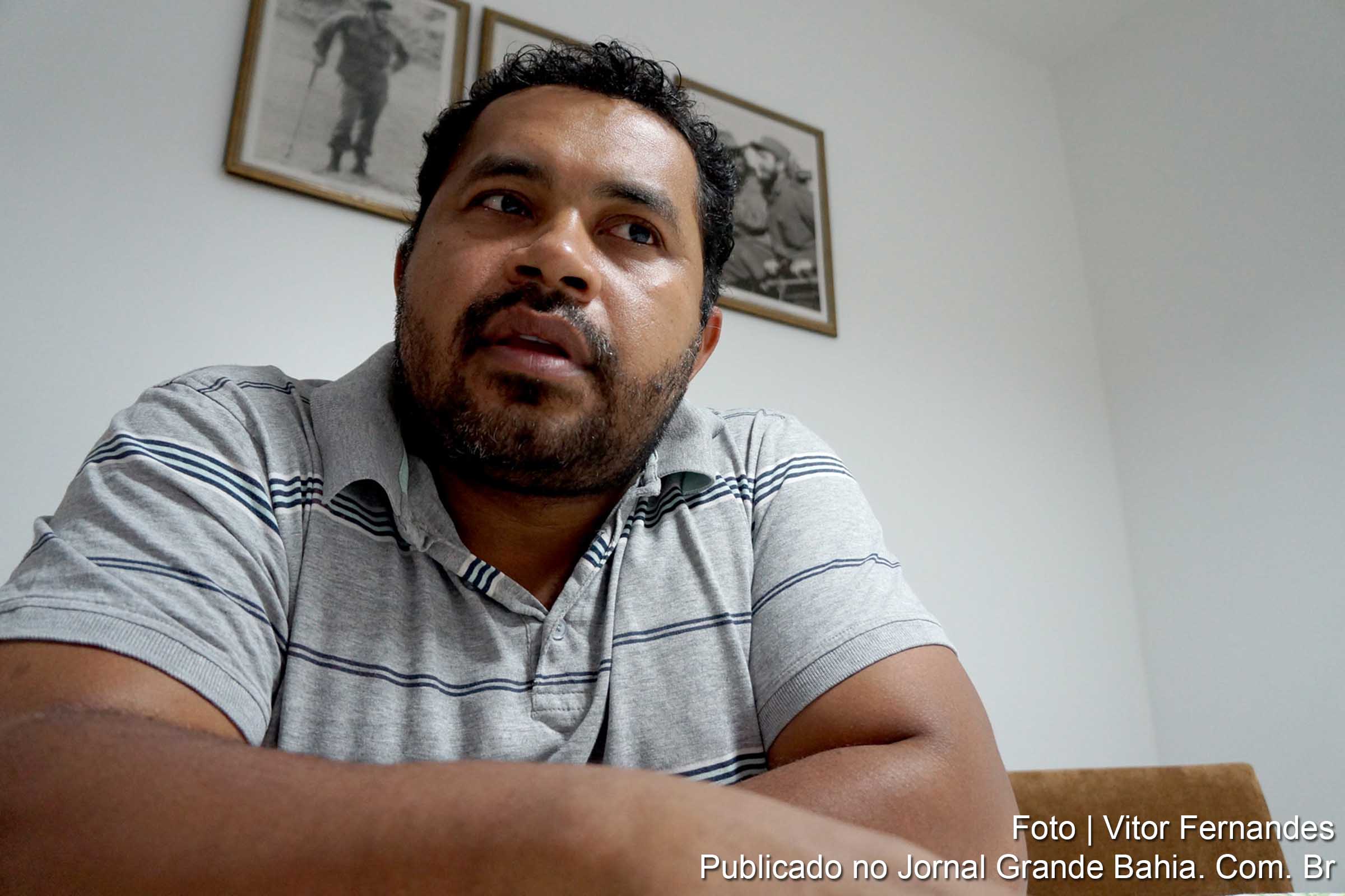 O líder do MST no Brasil João Paulo Rodrigues.